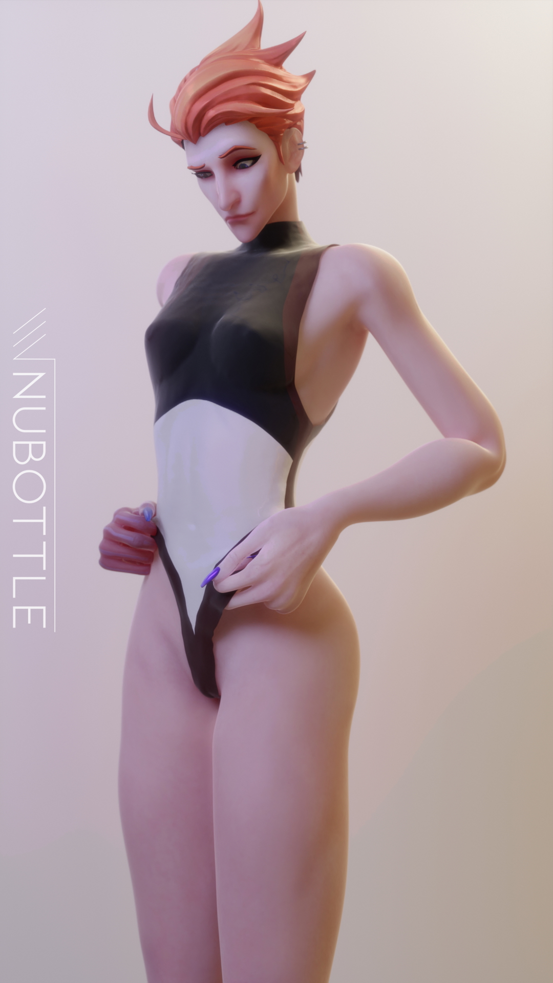 Moira Got Cream Moira Overwatch Sexy Solo Pose Videogame 3