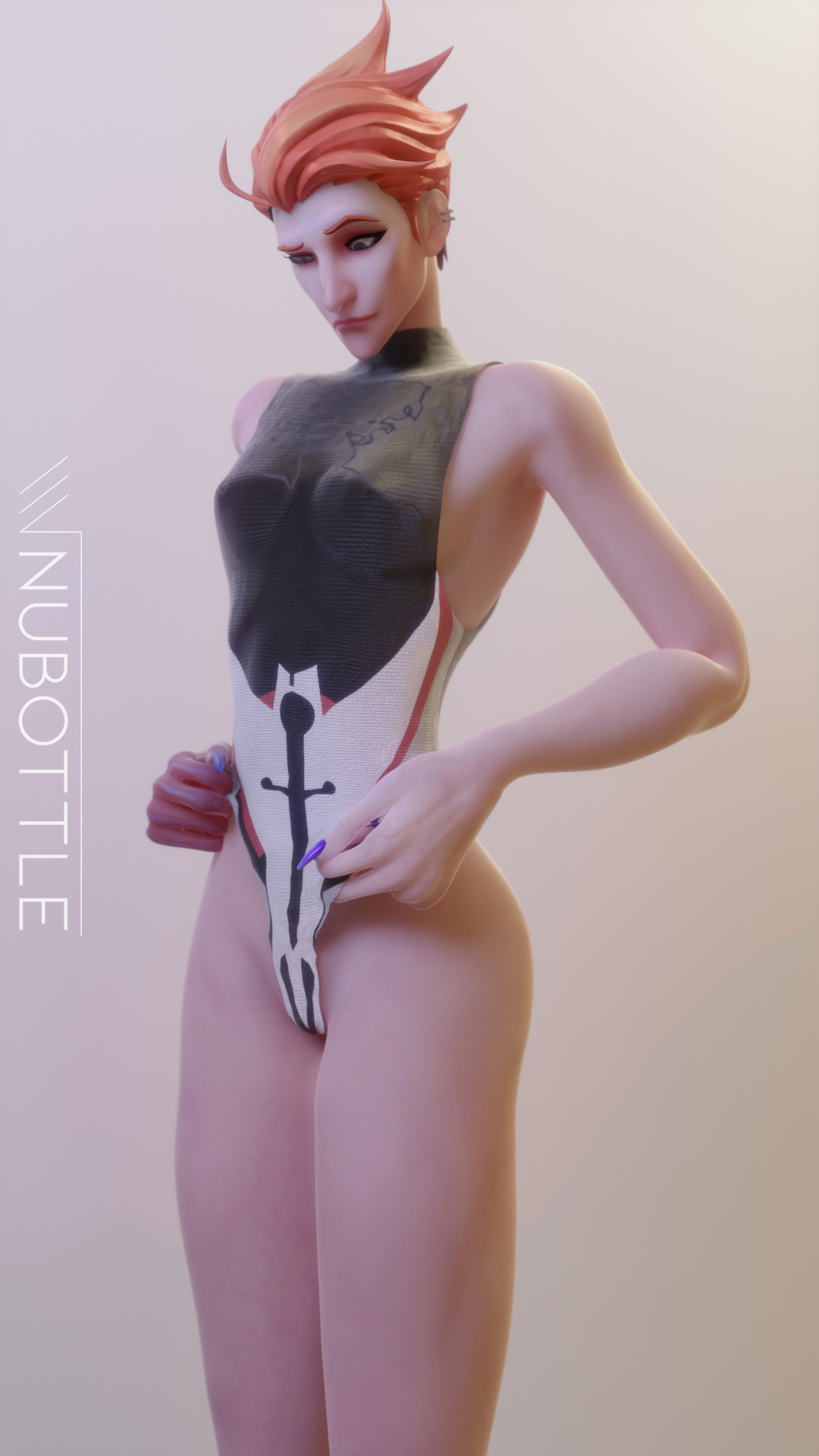 Moira Got Cream Moira Overwatch Sexy Solo Pose Videogame 4