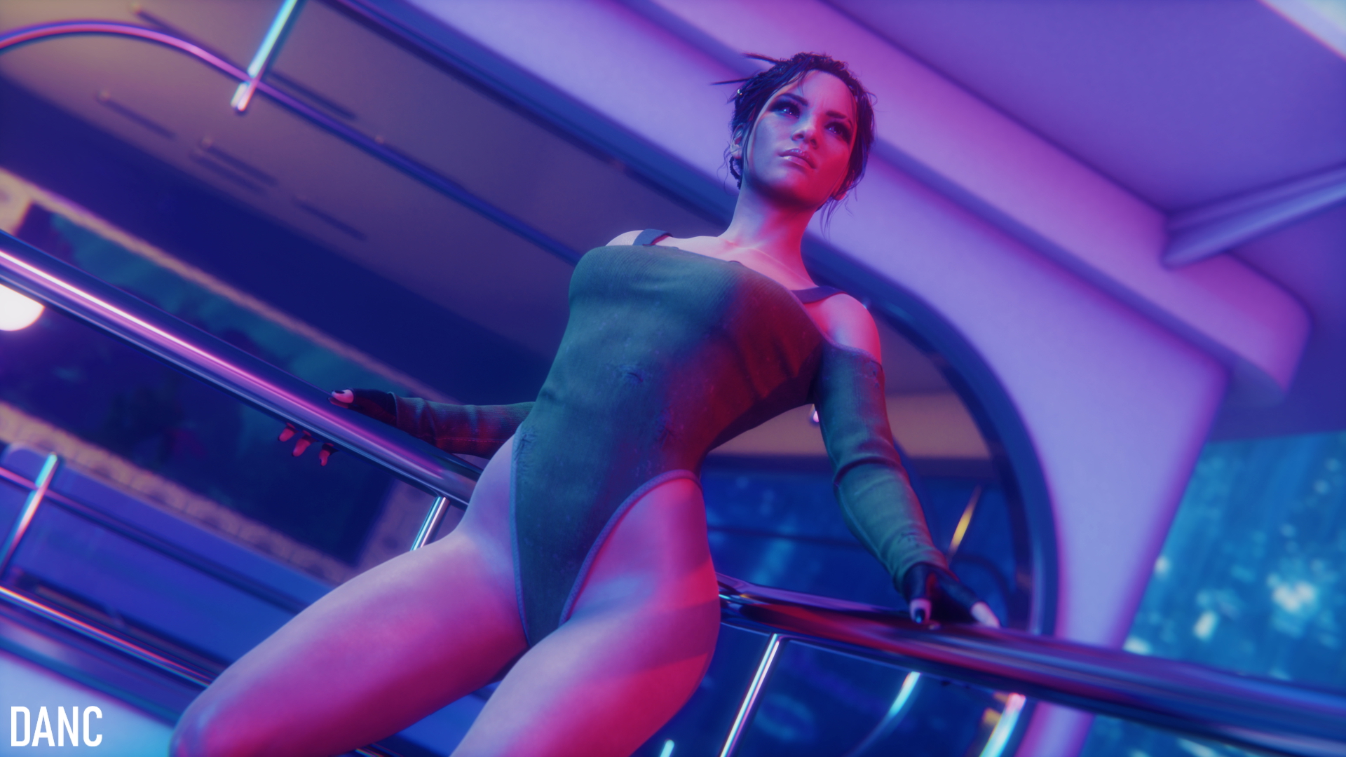 PANAM FANART Panam Palmer Cyberpunk2077 Cyberpunk 2077 Copyright Cyberpunk Cyberpunk2077fanart Cyberpunk City Sfw Blender3d 2