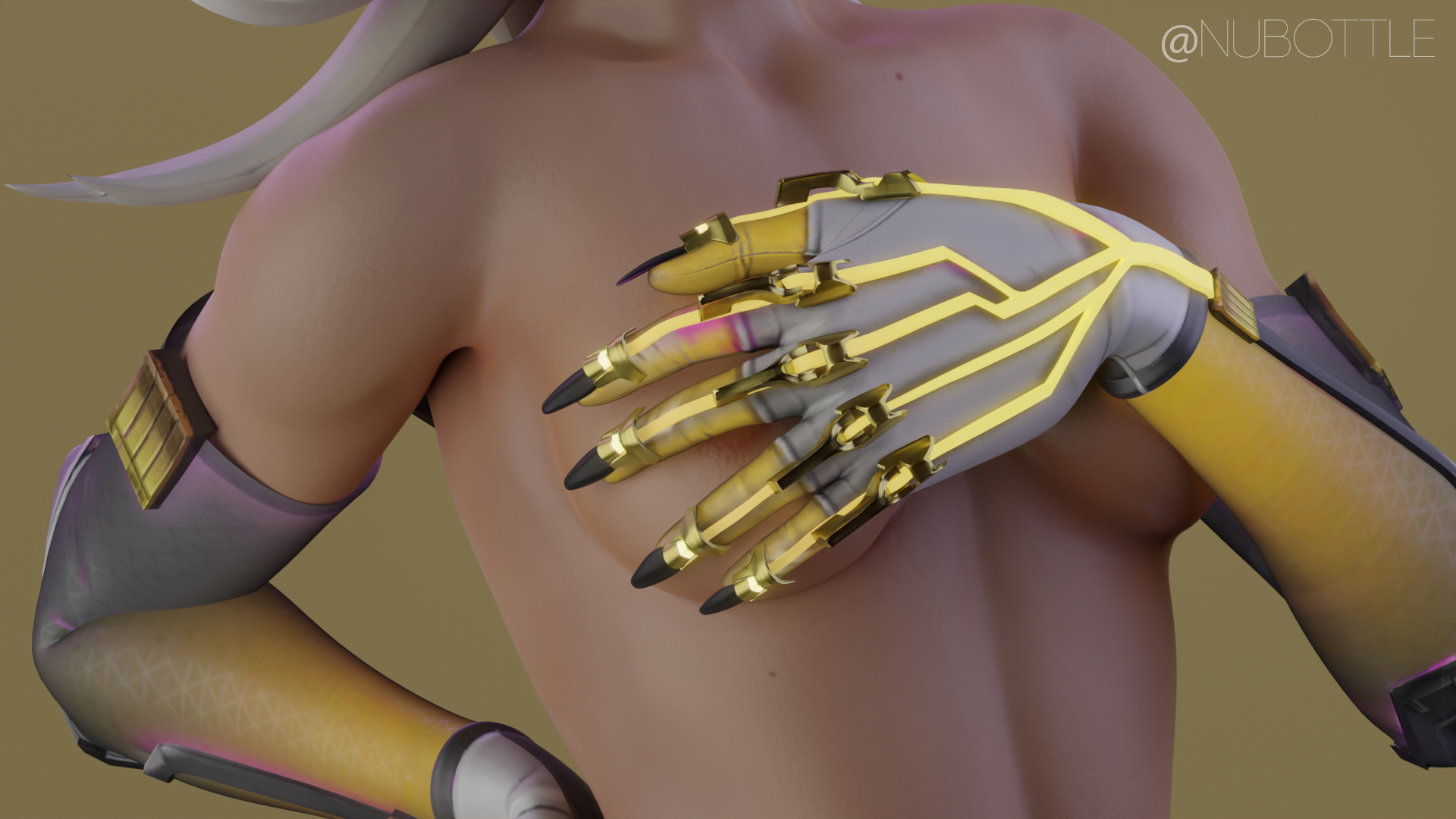 Sombra Naked Wallpaper Overwatch Sombra Overwatch Sexy Solo Pose Nude Naked 2