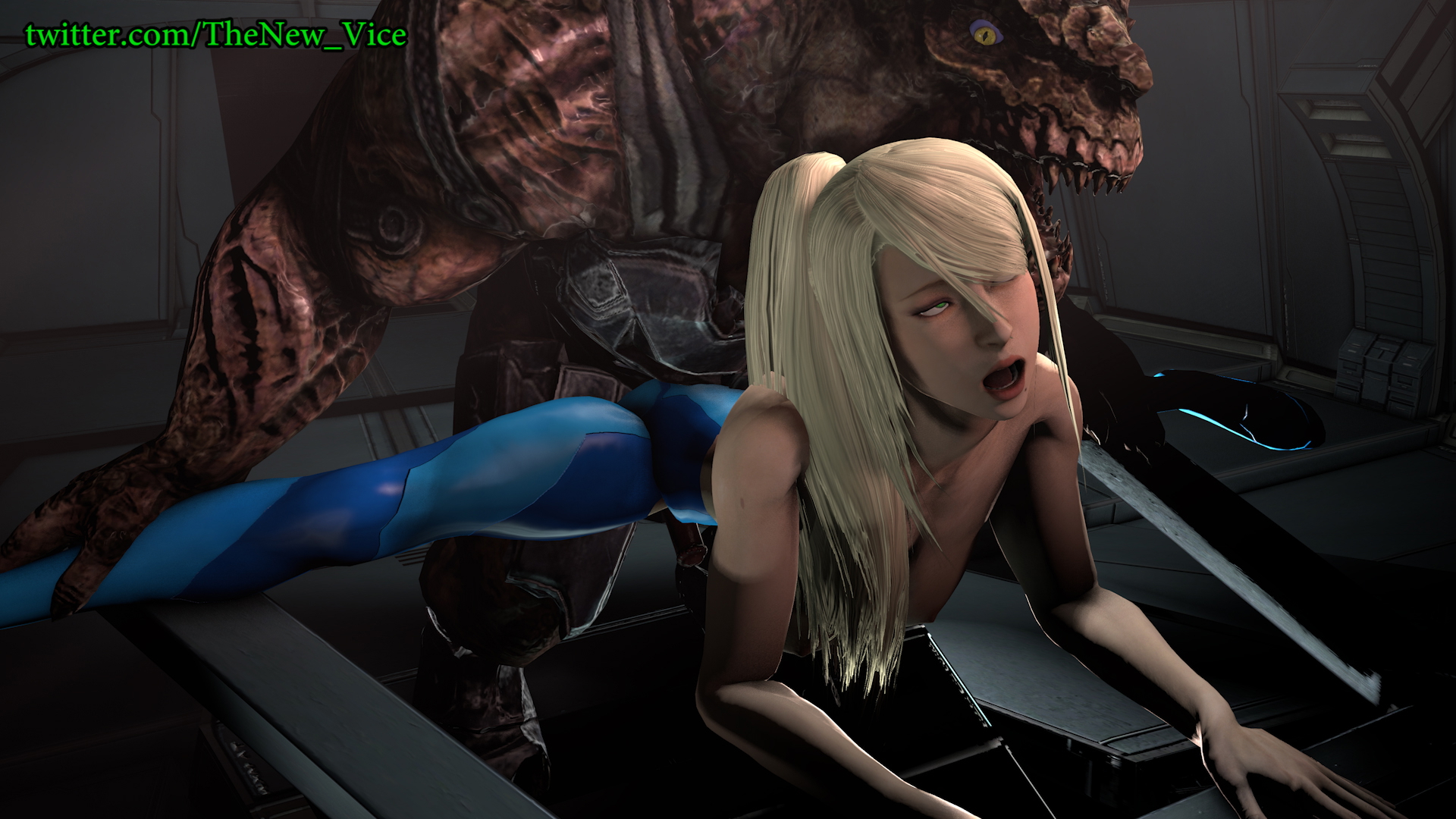 Samus stretched Samus Aran (Metroid) Metroid Anal Anal Sex Anal Penetration Forced Nipples Monster Monster Cock Beastially Big Cock Dick Boobs Ass Horny Face Sexy 3d Porn