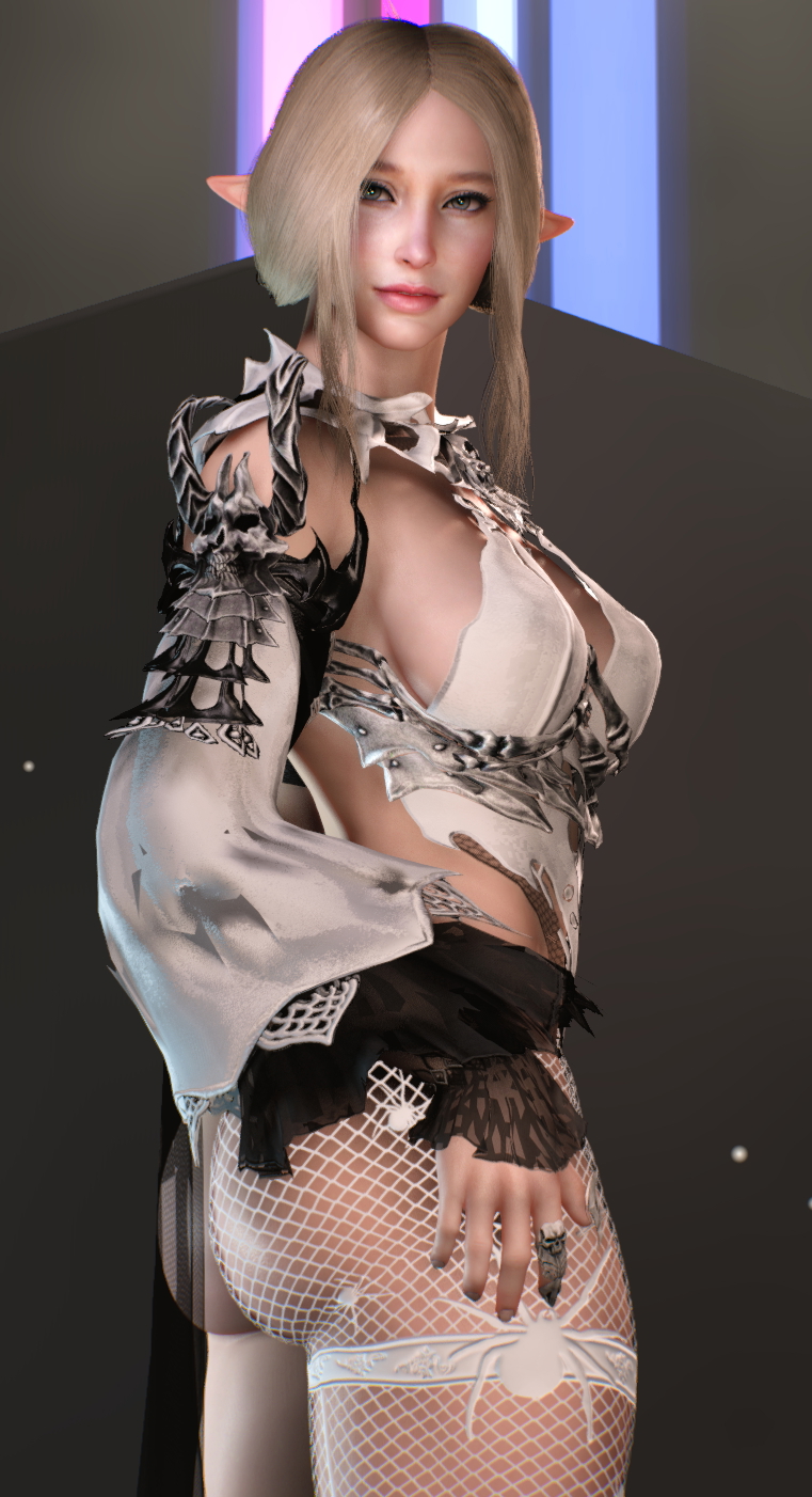 Talaedriel - Elf Warrior - 2 in 1  Thicc Curvy Model Busty Fantasy Elf 7