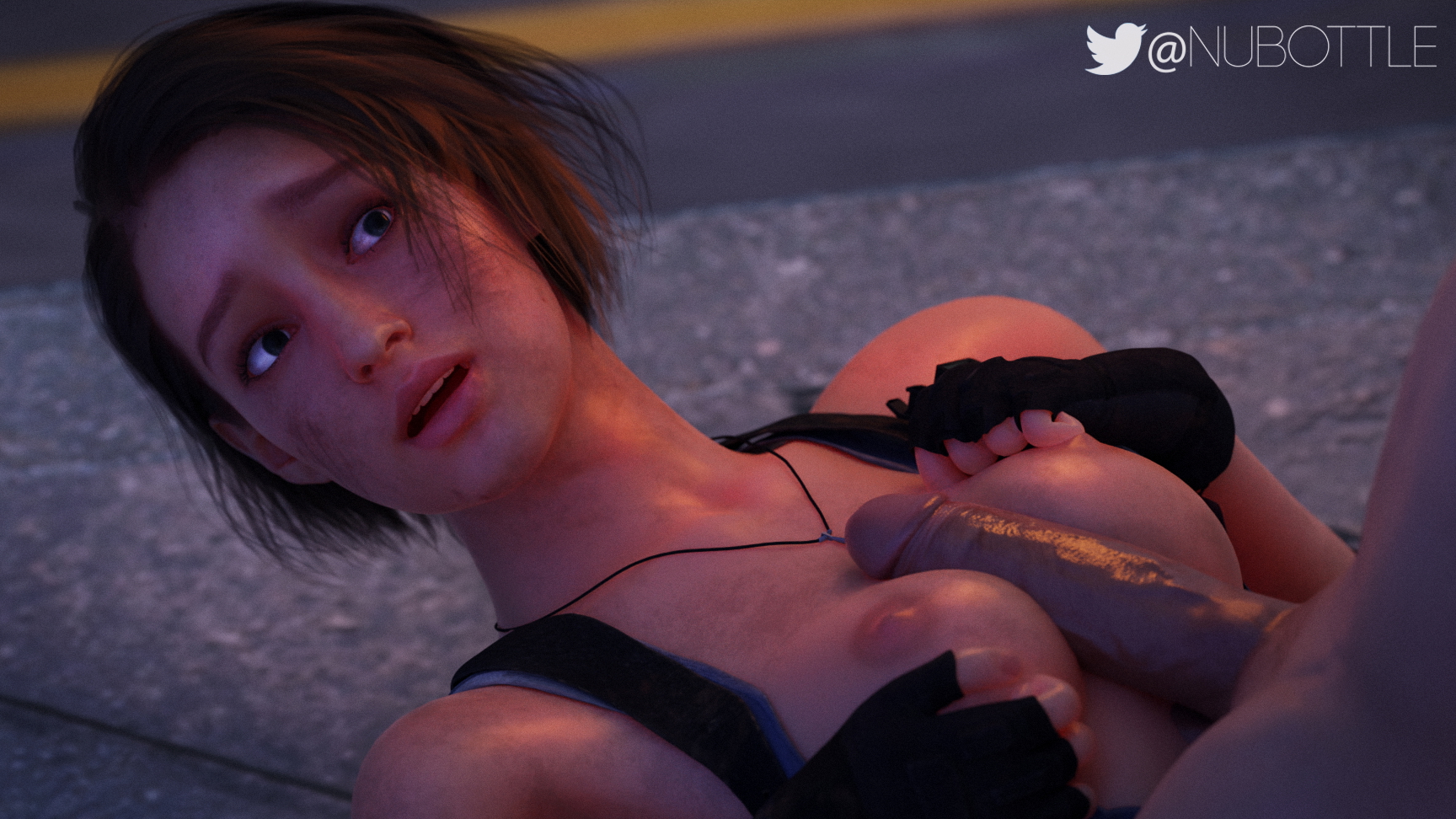 Jill Valentine Titjob Resident Evil Jill Valentine Resident Evil Titfuck Titjob Big Tits Nipples Sex Brunette Videogame Tits