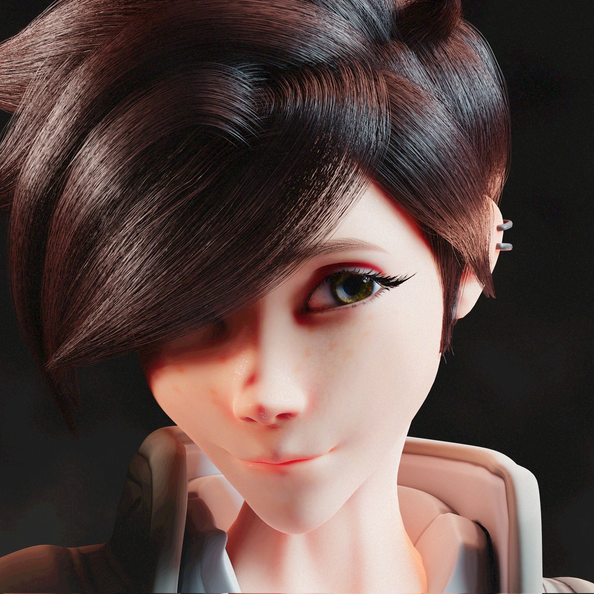 Hot tracer Tracer Overwatch Boobs Horny Face Horny Sexy Ass Big Tits 3d Porn 3