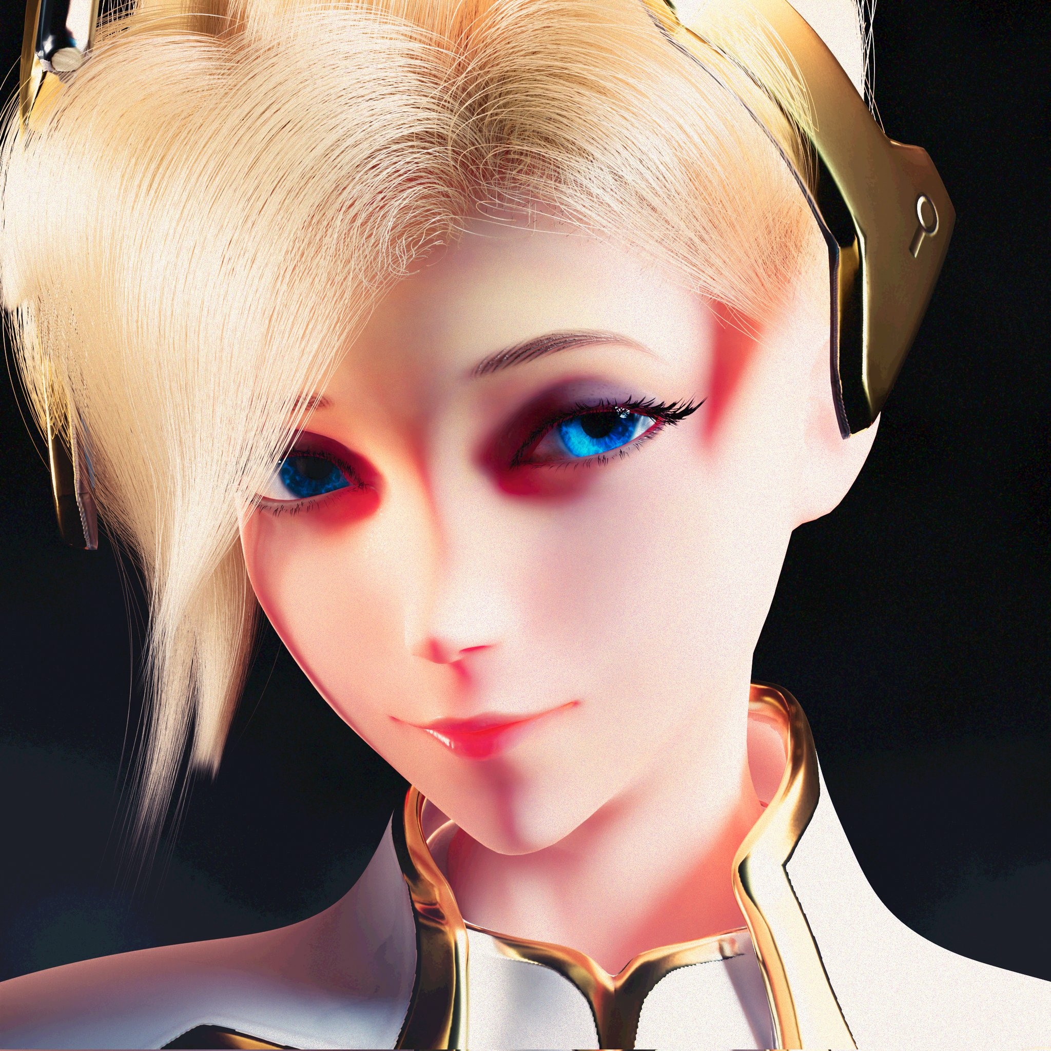 Did some work on Mercy Mercy Overwatch Nipples Pink Nipples Boobs Horny Face Horny Sexy Ass Big Tits 3d Porn 3