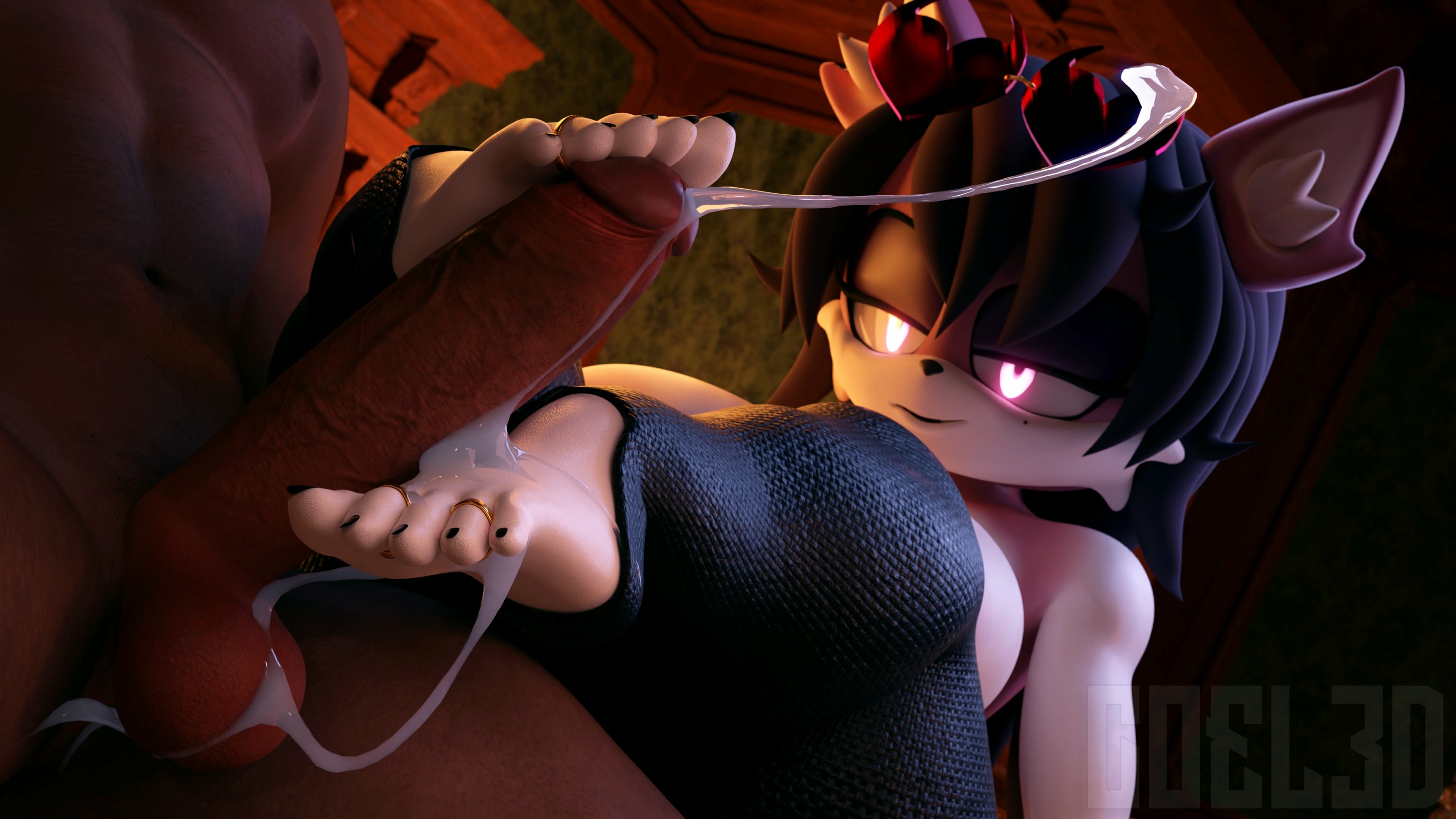 She cannot lie that when young  had a bit of her fun with some servants. Perhaps exploring her newfound kinks Sonic Original Character Feet Feetjob Big Dick Dick Cum Cumshot Naked Horny Face Sexy Furry 3d Porn