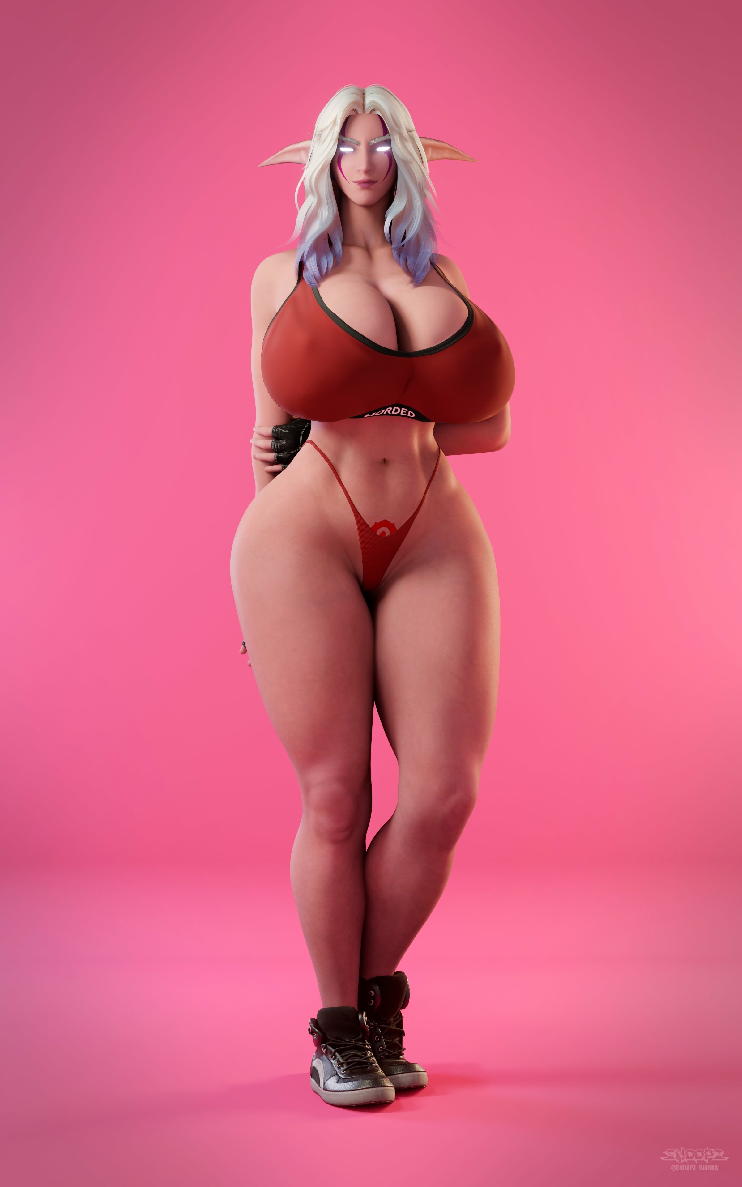 -Aria´s new look- Aria World Of Warcraft Boobs Big boobs Naked Ass Sexy Big Ass Lingerie Horny 3d Porn