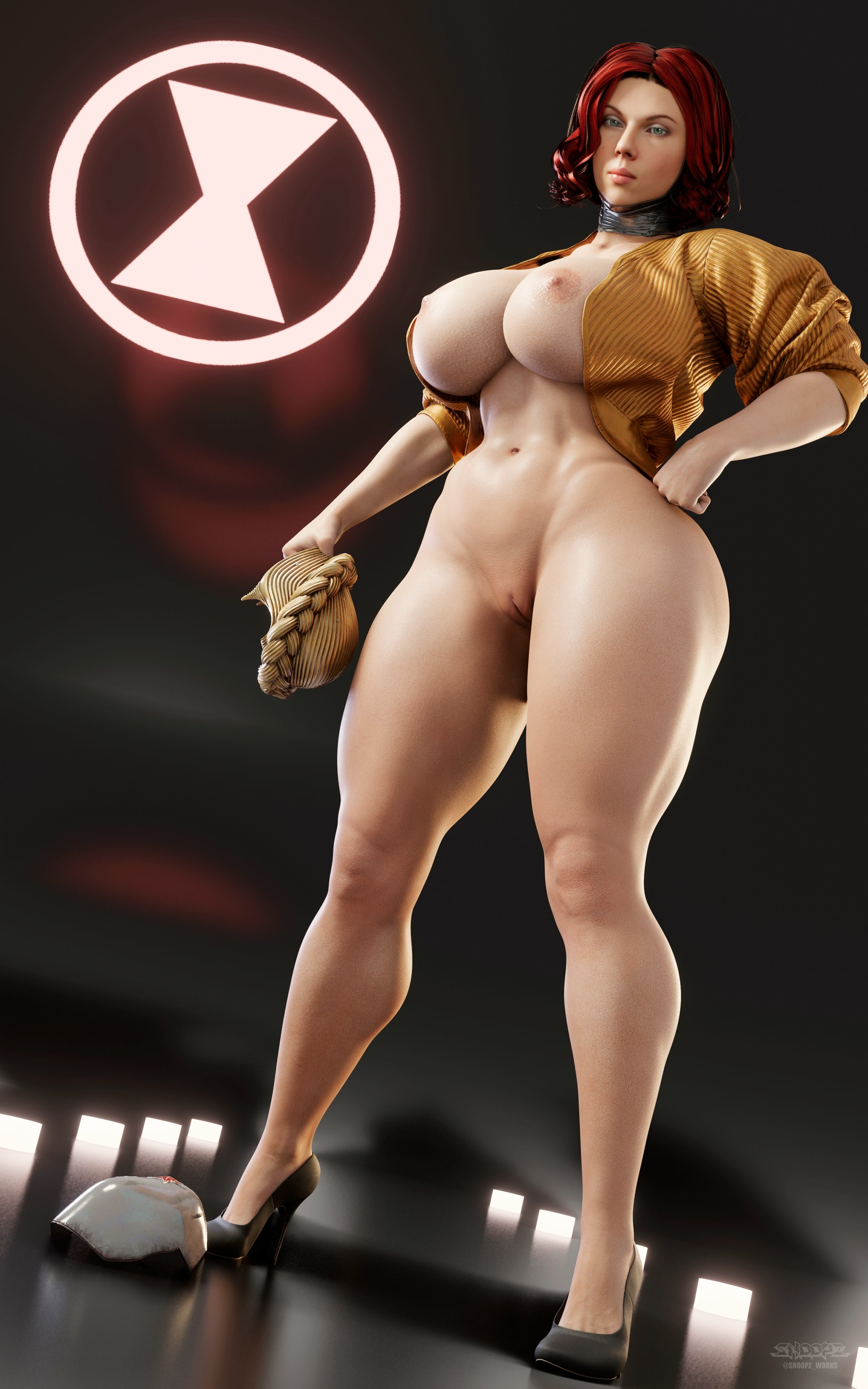 -Infiltration- (3/4) (Alternate version) Black Widow Avengers Pussy Shaved Pussy Nipples Boobs Big boobs Naked Ass Sexy Big Ass Horny 3d Porn