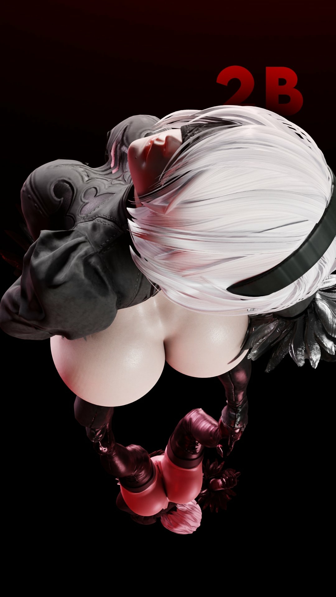 2Booty 2b Nier Automata Pink Nipples Big boobs Horny Face Sexy 3d Porn