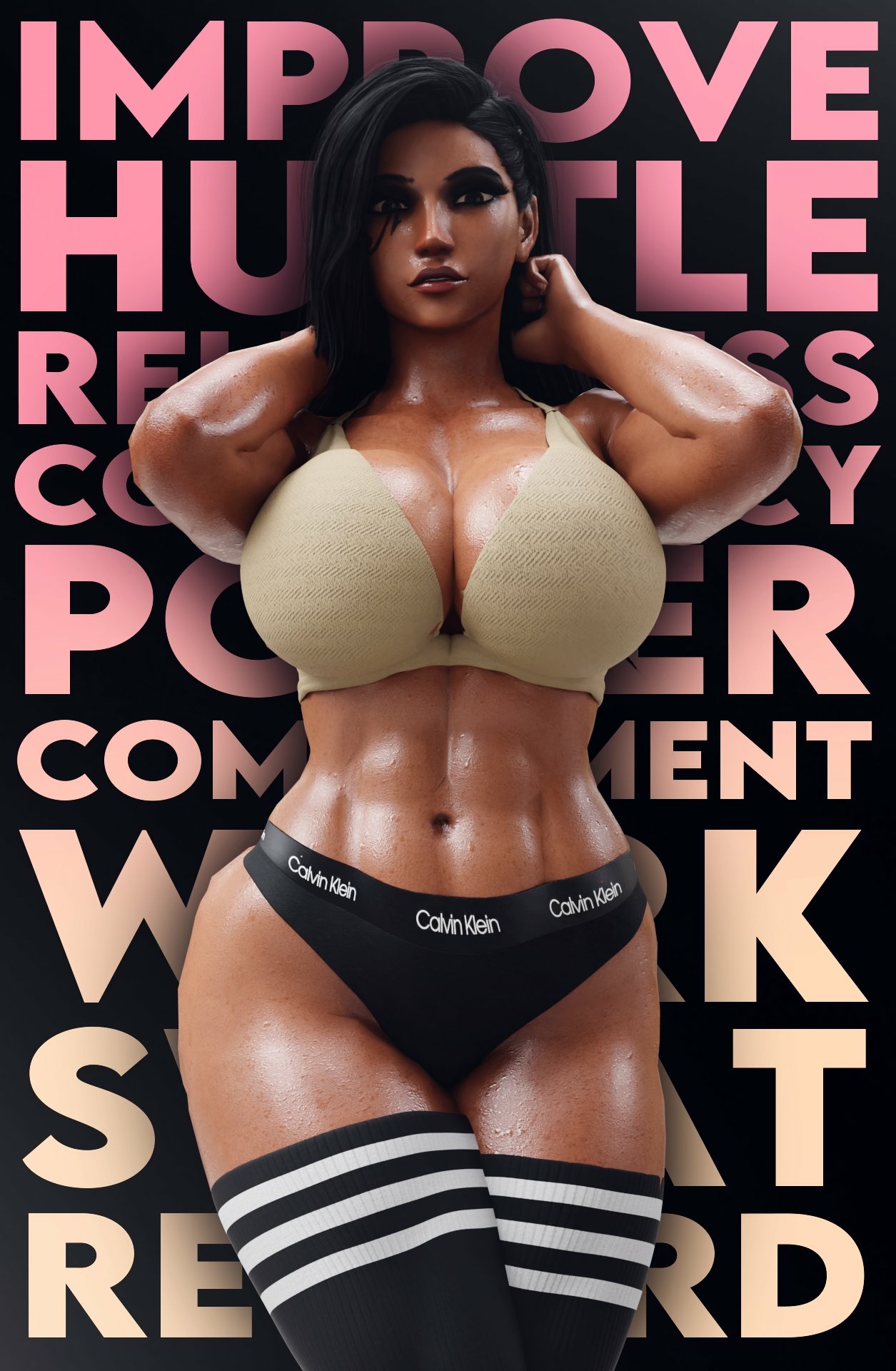When this doesnt motivate you... nothing will! 💪 Pharah Overwatch Lingerie Bikini Naked Ass Big Ass Boobs Big boobs Horny Face Sexy 3d Porn