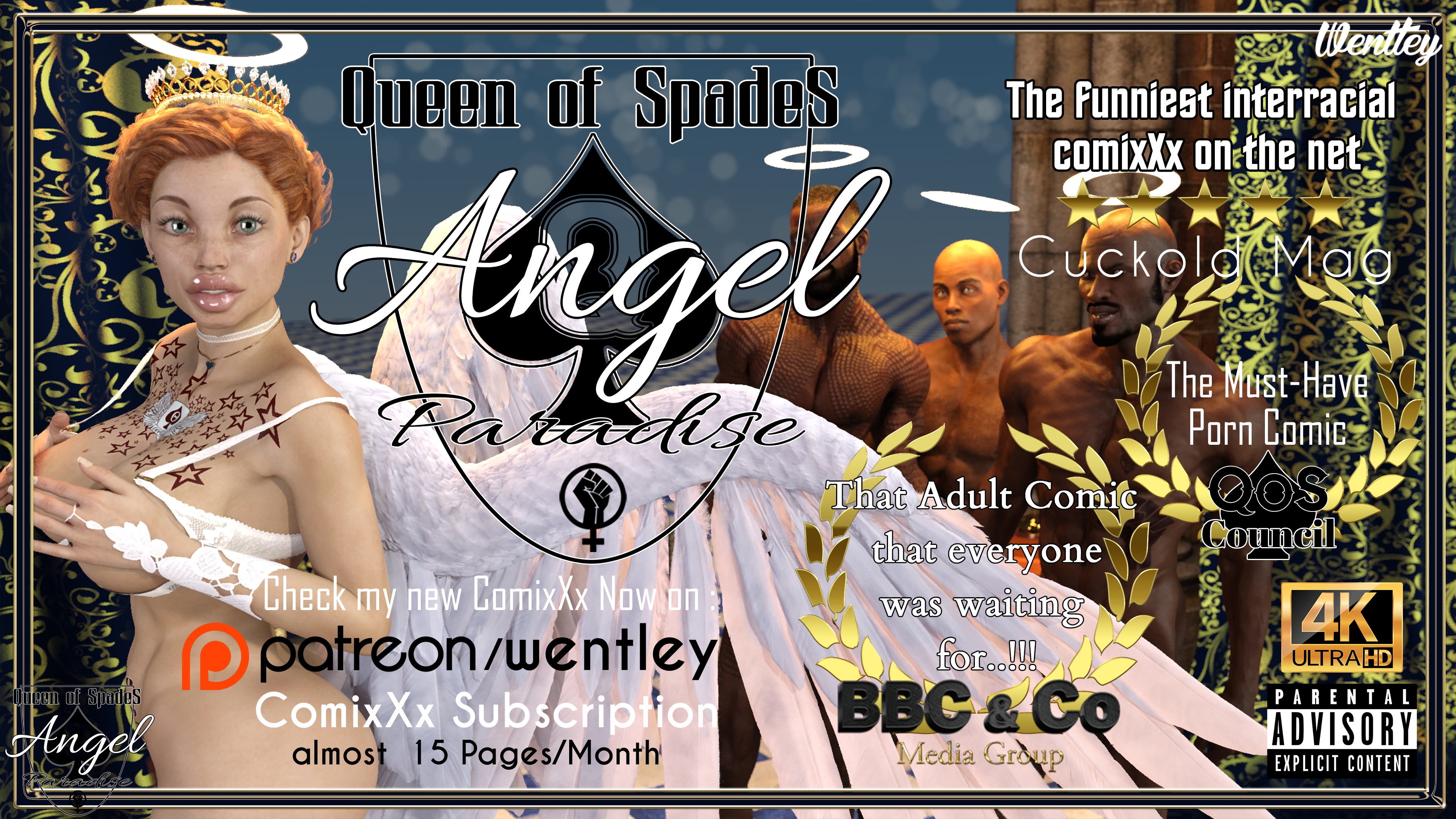 actually on Patreon (link in description)  Nsfw Adult Comic Porn Comic Gangbang Black Cock Blacked Bbc Interracial Qos Patreon Foursome Blowjob Spitroast 7