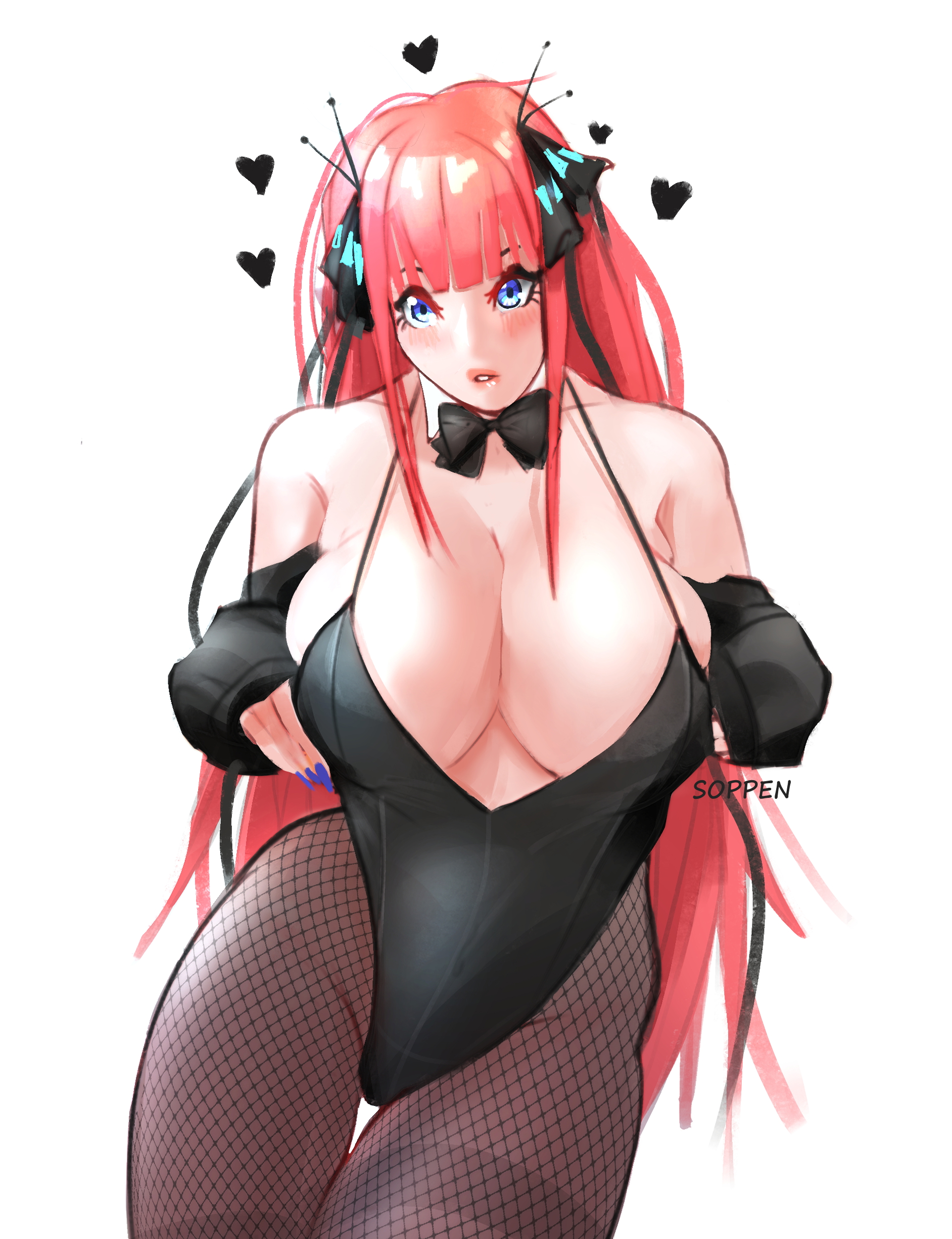 Nino Quintessential Quintuplets 2d Nino Quintessential Quintuplets Big boobs Bunny Suit Bunny Bunny Ears