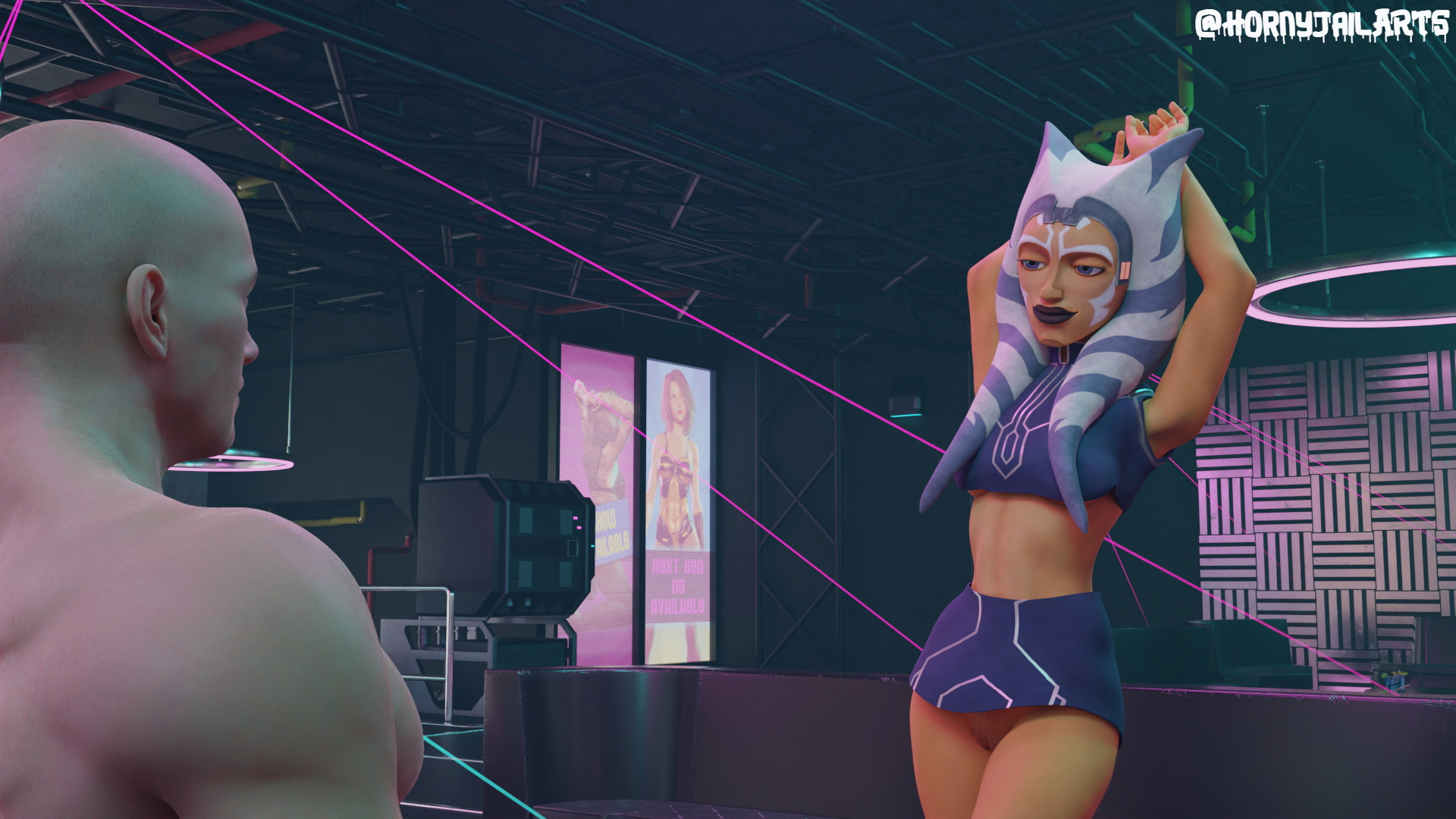 pov: ahsoka Is your stripper for the night Ahsoka Tano Starwars Ass Anal Blowjob Stripper 3d Girl 3d Porn Horny Face
