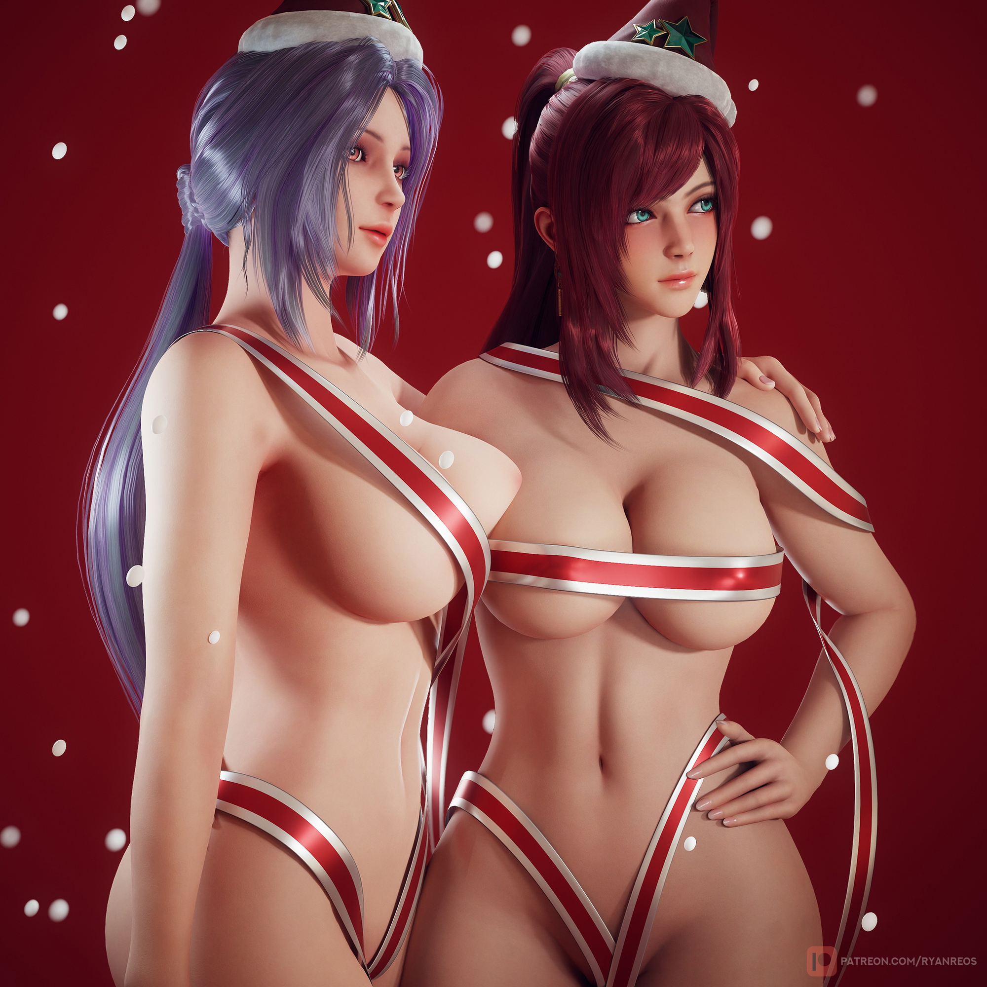 Christmas Night with High Priestess and Primrose High Priestess Primrose Christmas 3