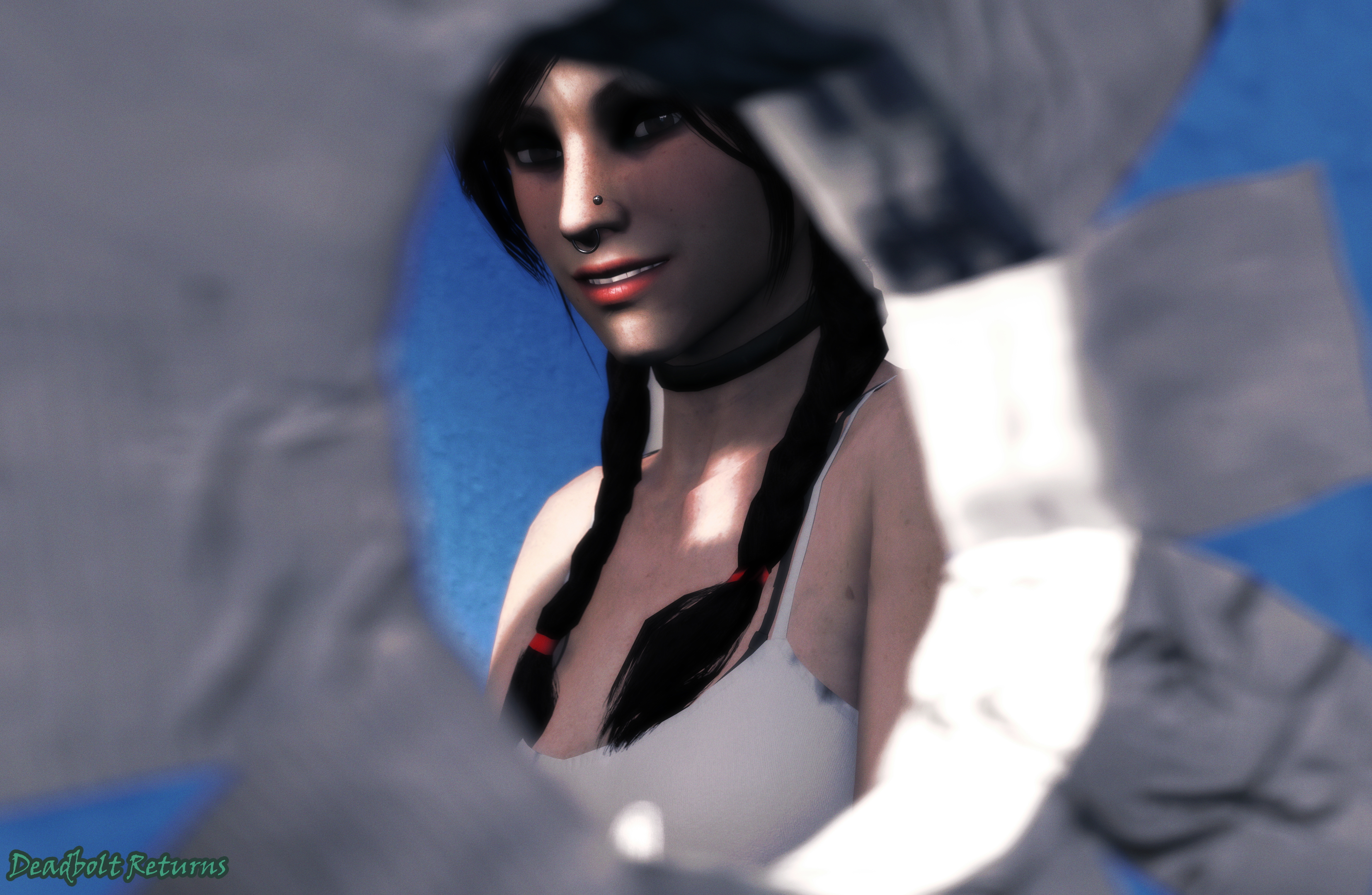 Heather Morrison Spots the Gloryhole Heather Morrison Goth Goth Girl Gothic Nsfw 3dnsfw 3d Porn 3d Girl Sfm Source Filmmaker Rule34 Rule 34 Sextape In Hell