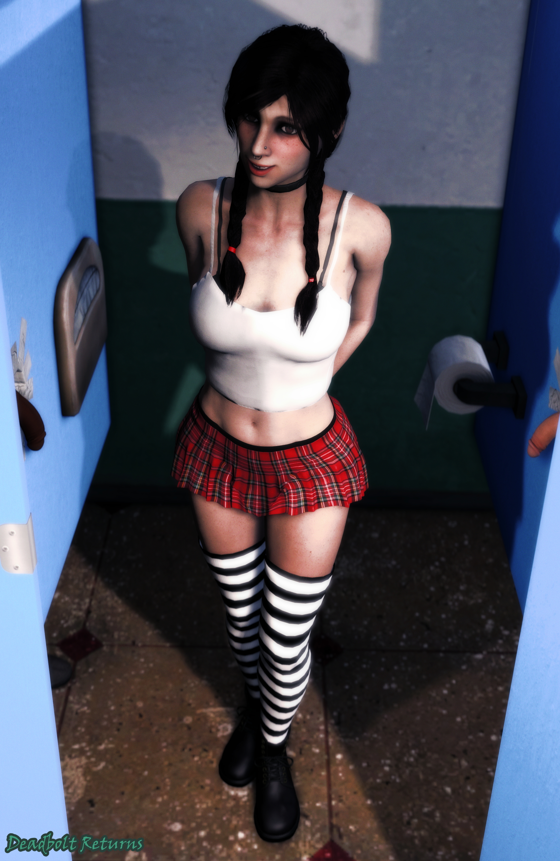 Heather Morrison Spots the Gloryhole Heather Morrison Goth Goth Girl Gothic Nsfw 3dnsfw 3d Porn 3d Girl Sfm Source Filmmaker Rule34 Rule 34 Sextape In Hell 3