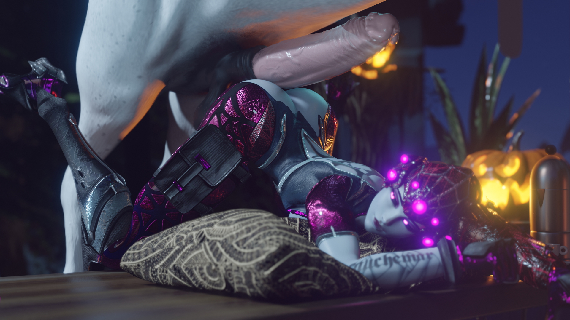 Widowmaker with Horse Widowmaker Overwatch Horse Horsecock Sex Doggy Style 2