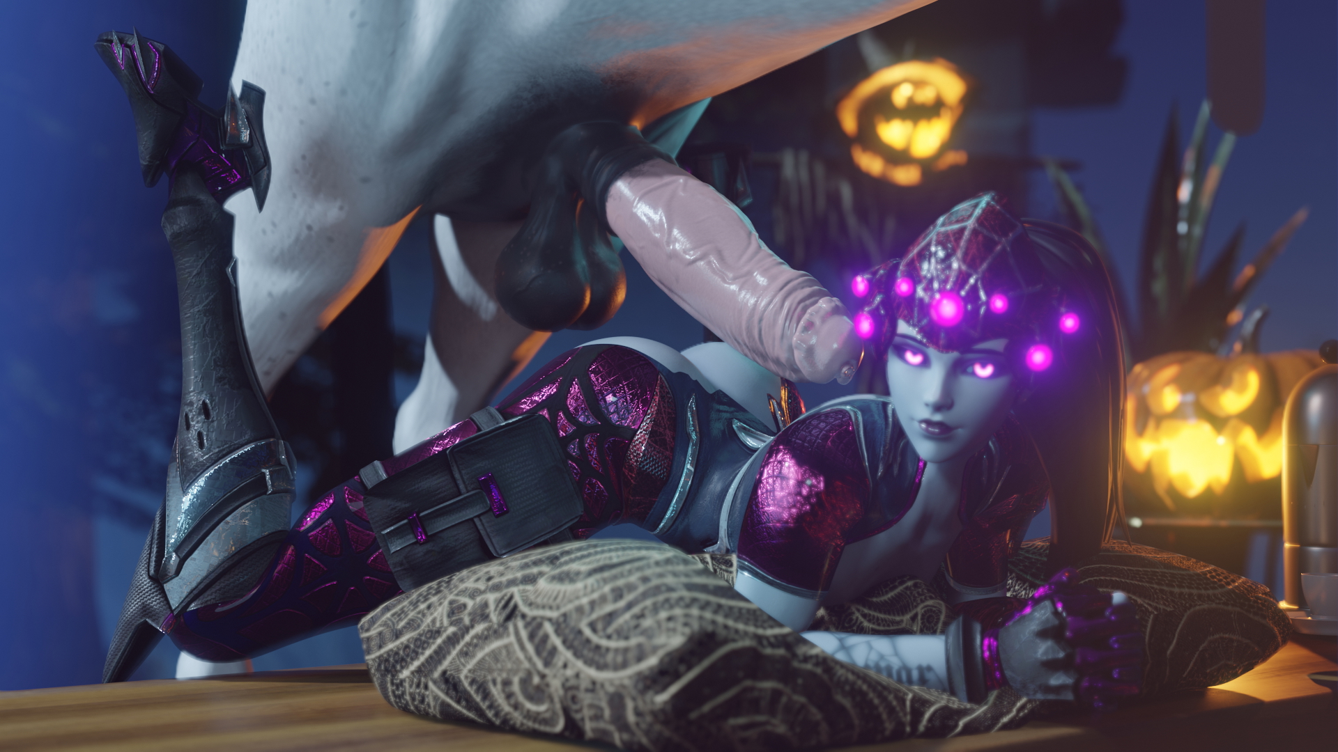 Widowmaker with Horse Widowmaker Overwatch Horse Horsecock Sex Doggy Style 3