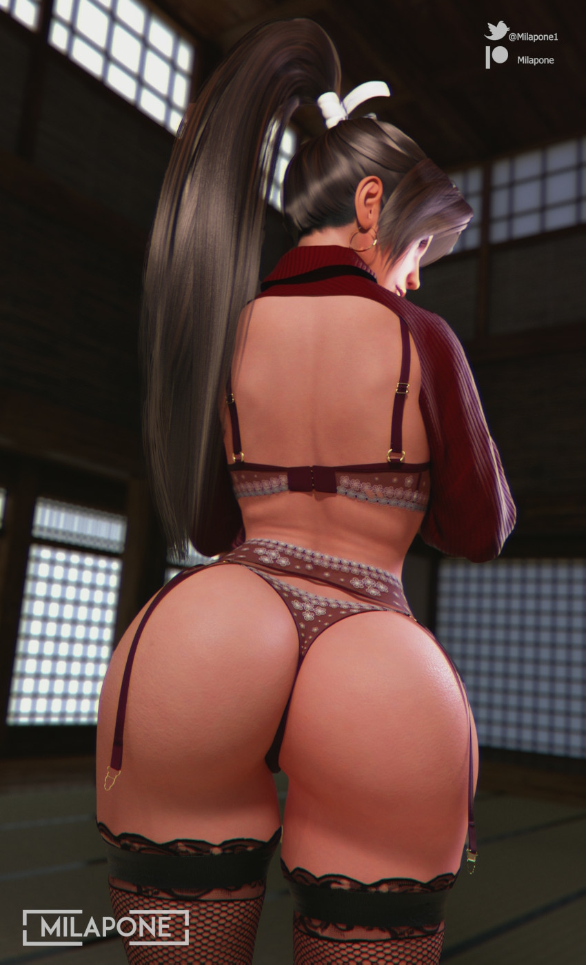 More Mai Mai Shiranui King Of Fighters Boobs Big boobs Ass Tits Lingerie Sexy Lingerie Horny Face Horny Naked Sexy 3d Porn