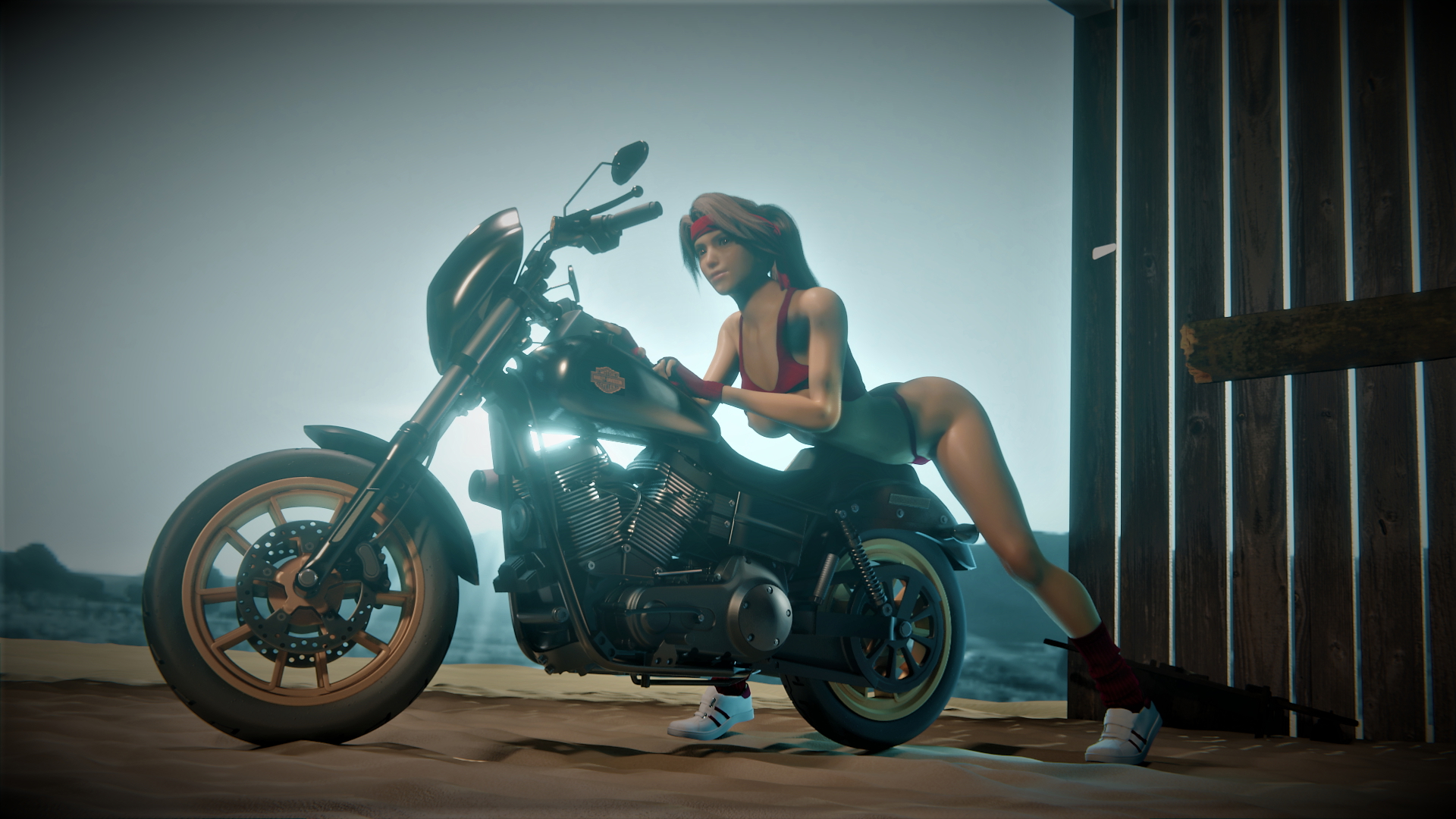 Jesse fucked on a Harley Jesse Rasberry Final Fantasy Final Fantasy 7 Final Fantasy 7 Remake Horse Fuck Sex Moto Harley Harley Davidson