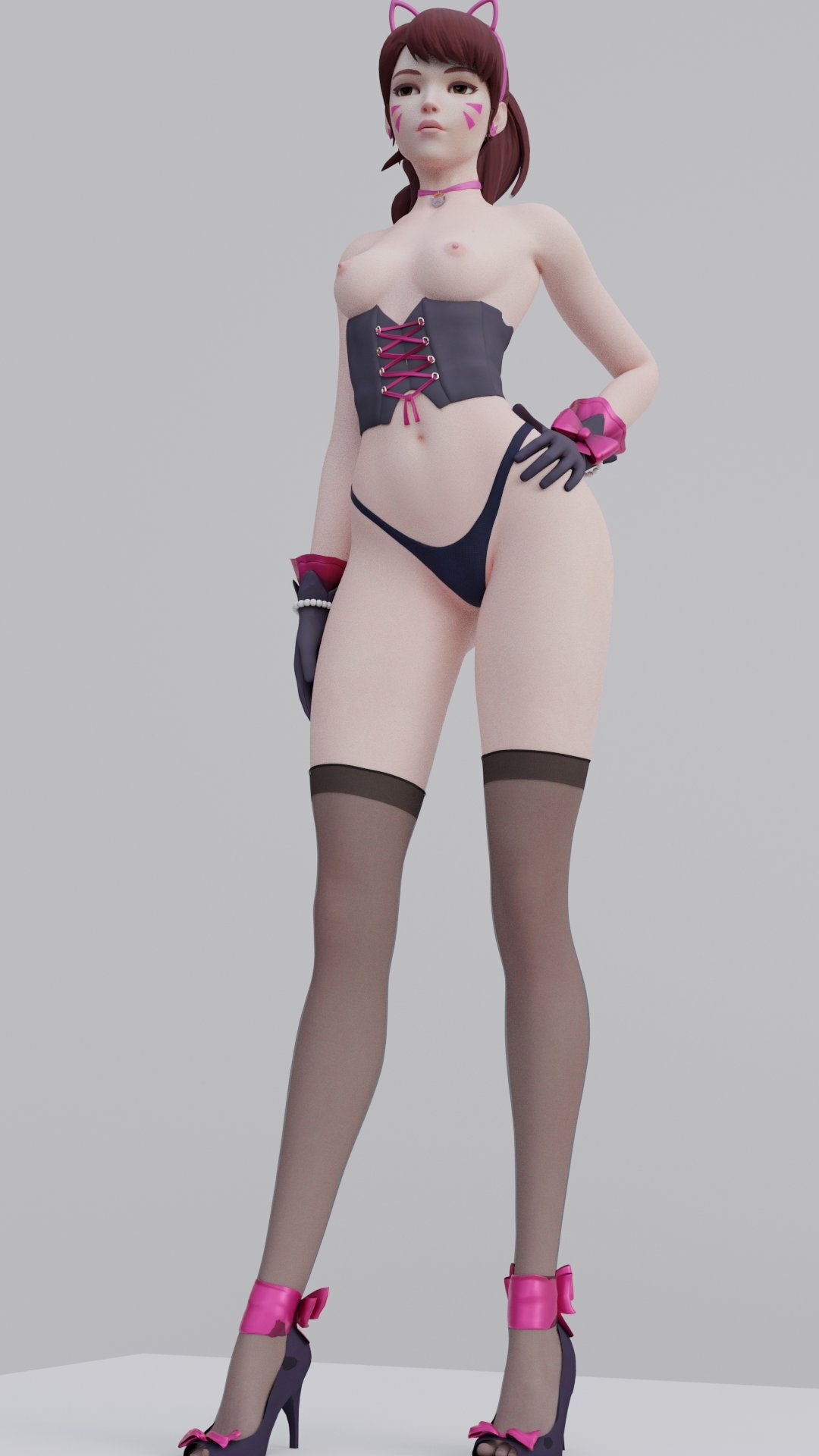 Dva model Dva (overwatch) Pharah Overwatch Ass Big Ass Boobs Big boobs Tits Lingerie Sexy Lingerie Sexy Horny Face Horny 3d Porn 3