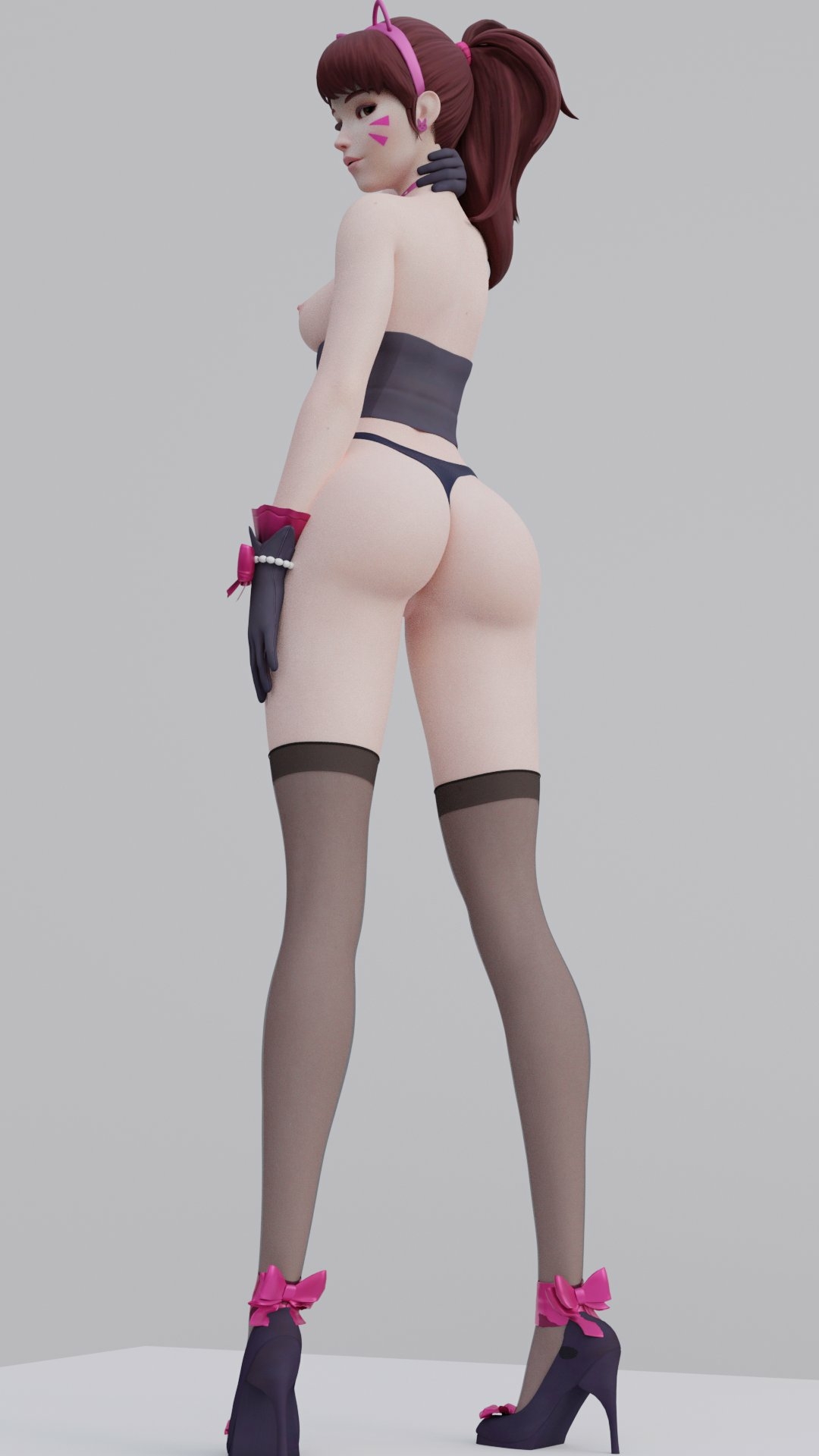 Dva model Dva (overwatch) Pharah Overwatch Ass Big Ass Boobs Big boobs Tits Lingerie Sexy Lingerie Sexy Horny Face Horny 3d Porn 4