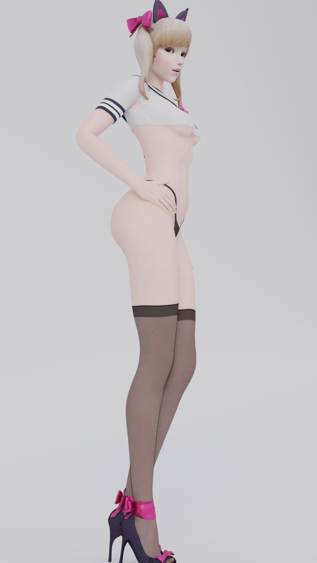 dva side pose Dva (overwatch) Overwatch Ass Big Ass Boobs Big boobs Tits Lingerie Sexy Lingerie Sexy Horny Face Horny 3d Porn