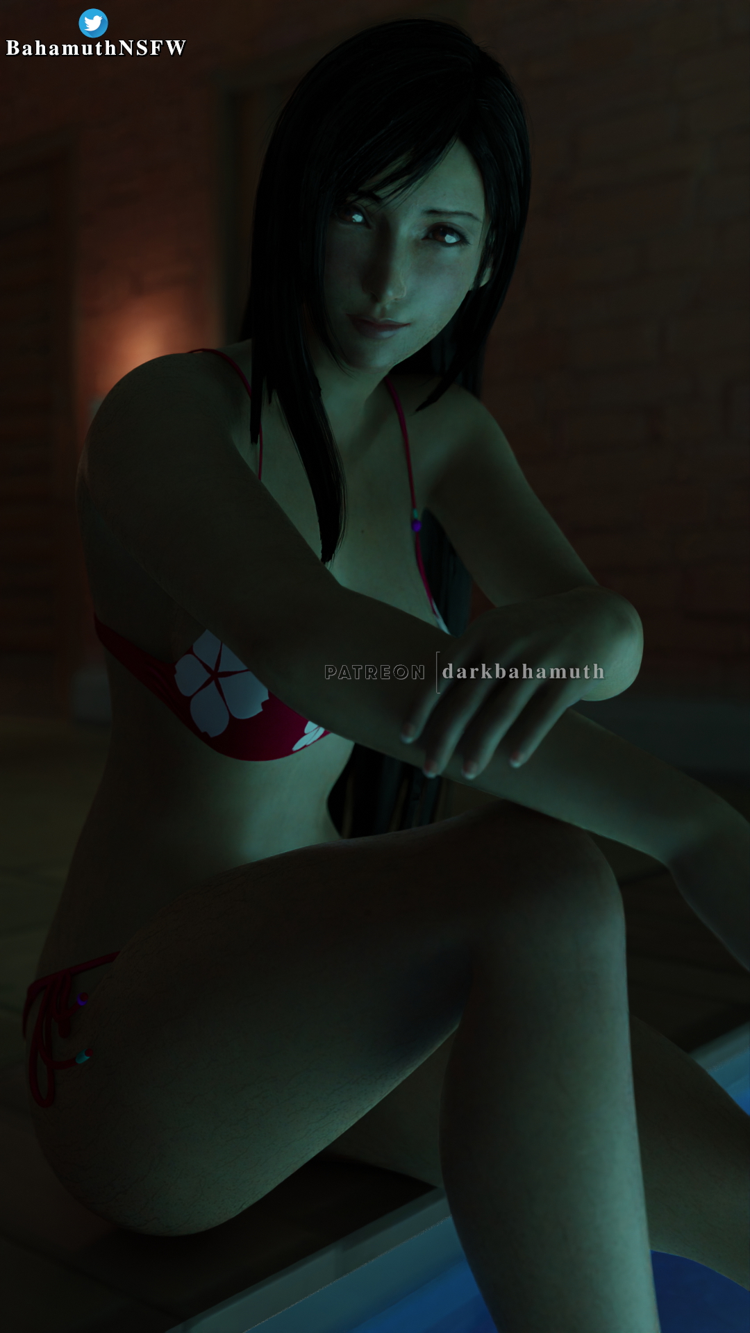 Tifa in pool Tifa Lockhart Final Fantasy 7 Final Fantasy 7 Remake 