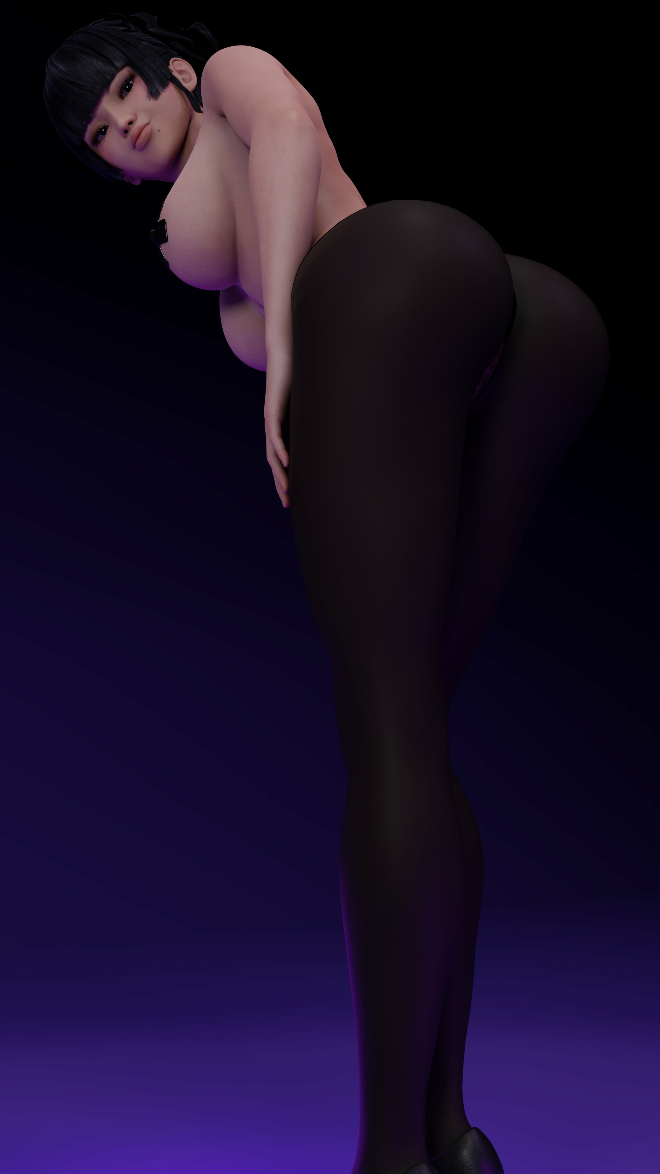 Those legs and that ass  Original Character Lingerie Sexy Lingerie Ass Big Ass Boobs Big boobs Tits Sexy Horny Face Horny 3d Porn