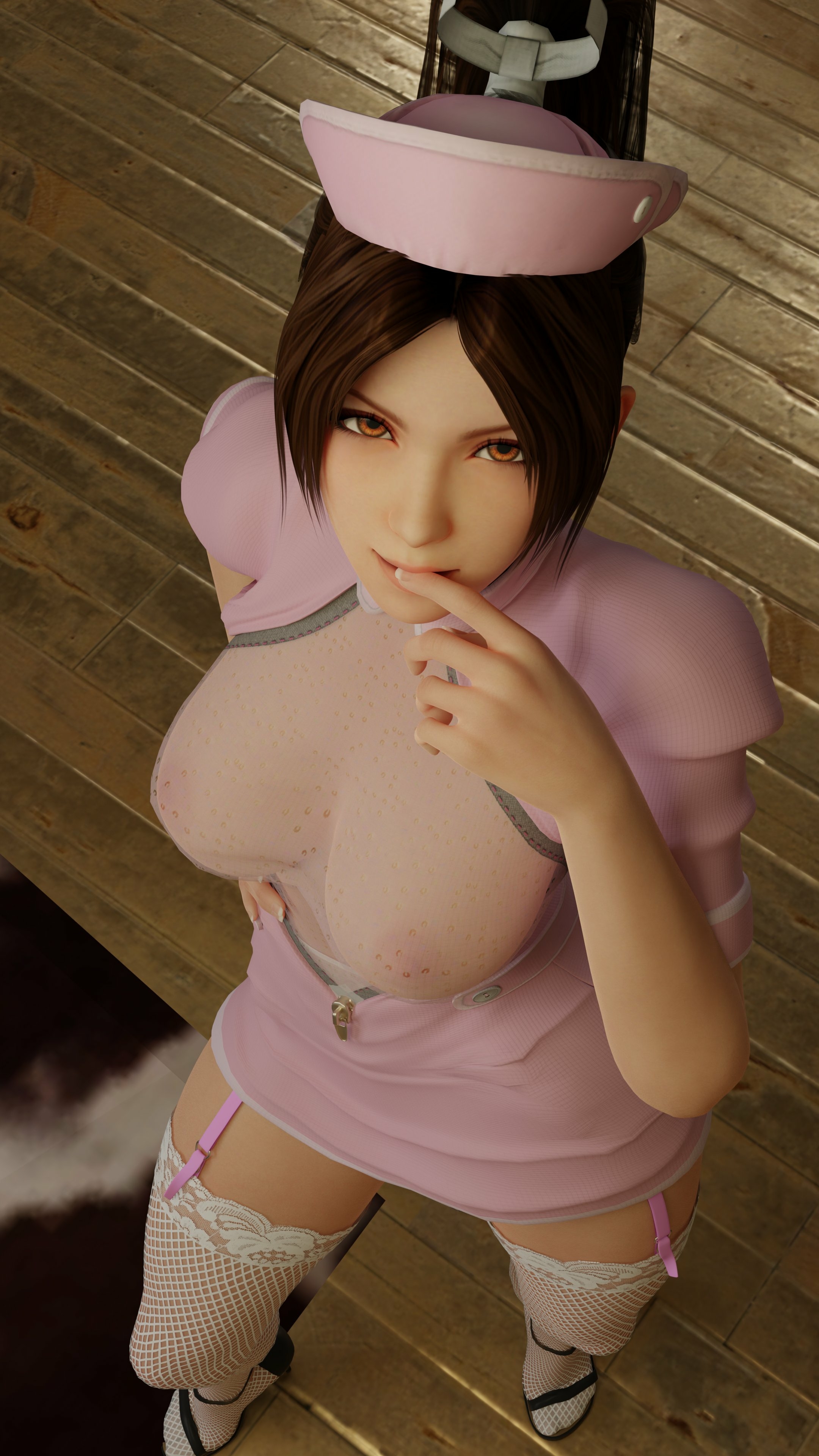 Another quick Mai diversion  with alternates. Mai Shiranui Dead Or Alive Nipples Bikini Lingerie Ass Big Ass Boobs Big boobs Tits Sexy Horny Face Horny 3d Porn 3