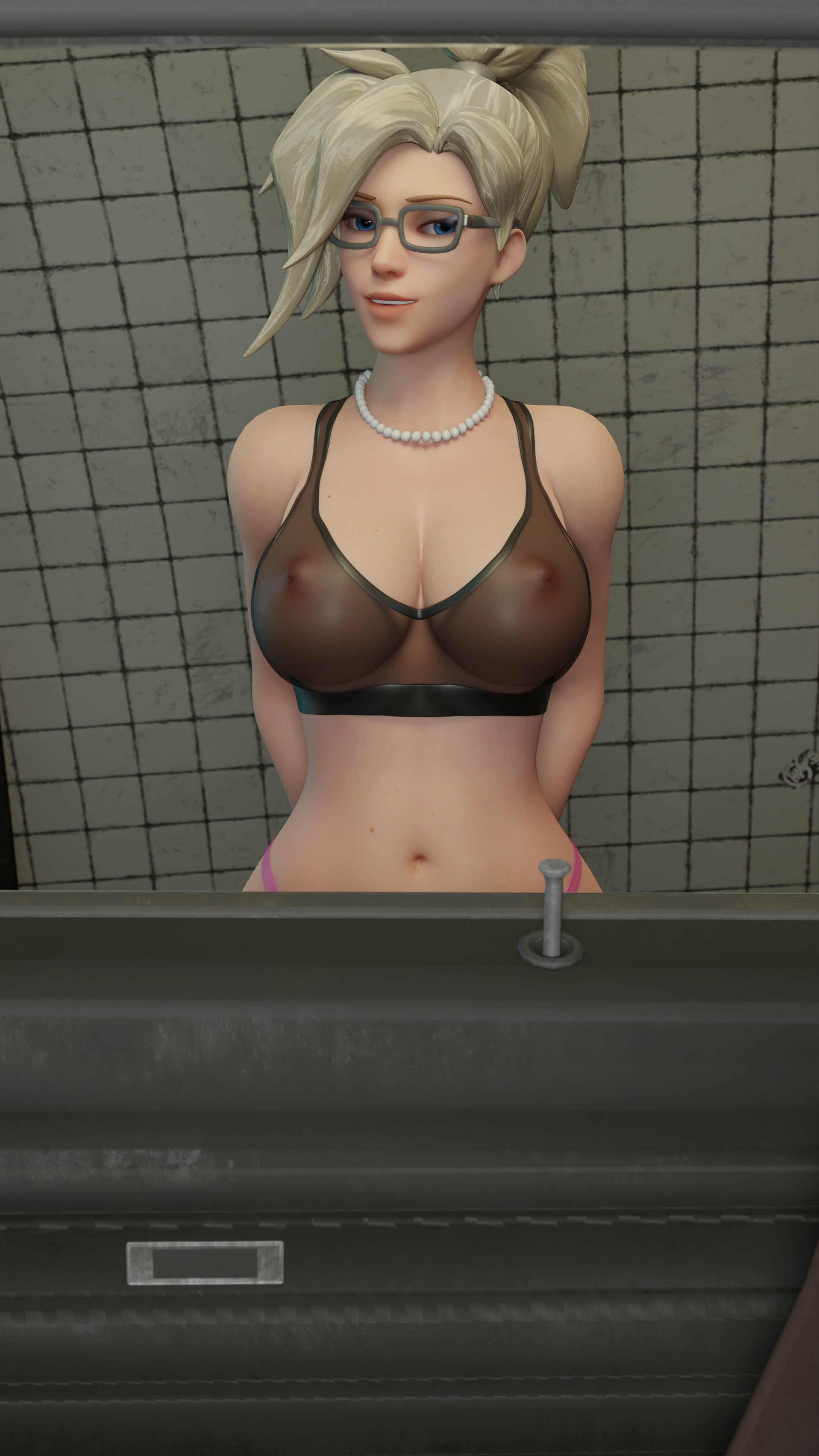 More Mercy streetwalker Mercy Overwatch Nipples Bikini Lingerie Ass Big Ass Boobs Big boobs Tits Sexy Horny Face Horny 3d Porn 2