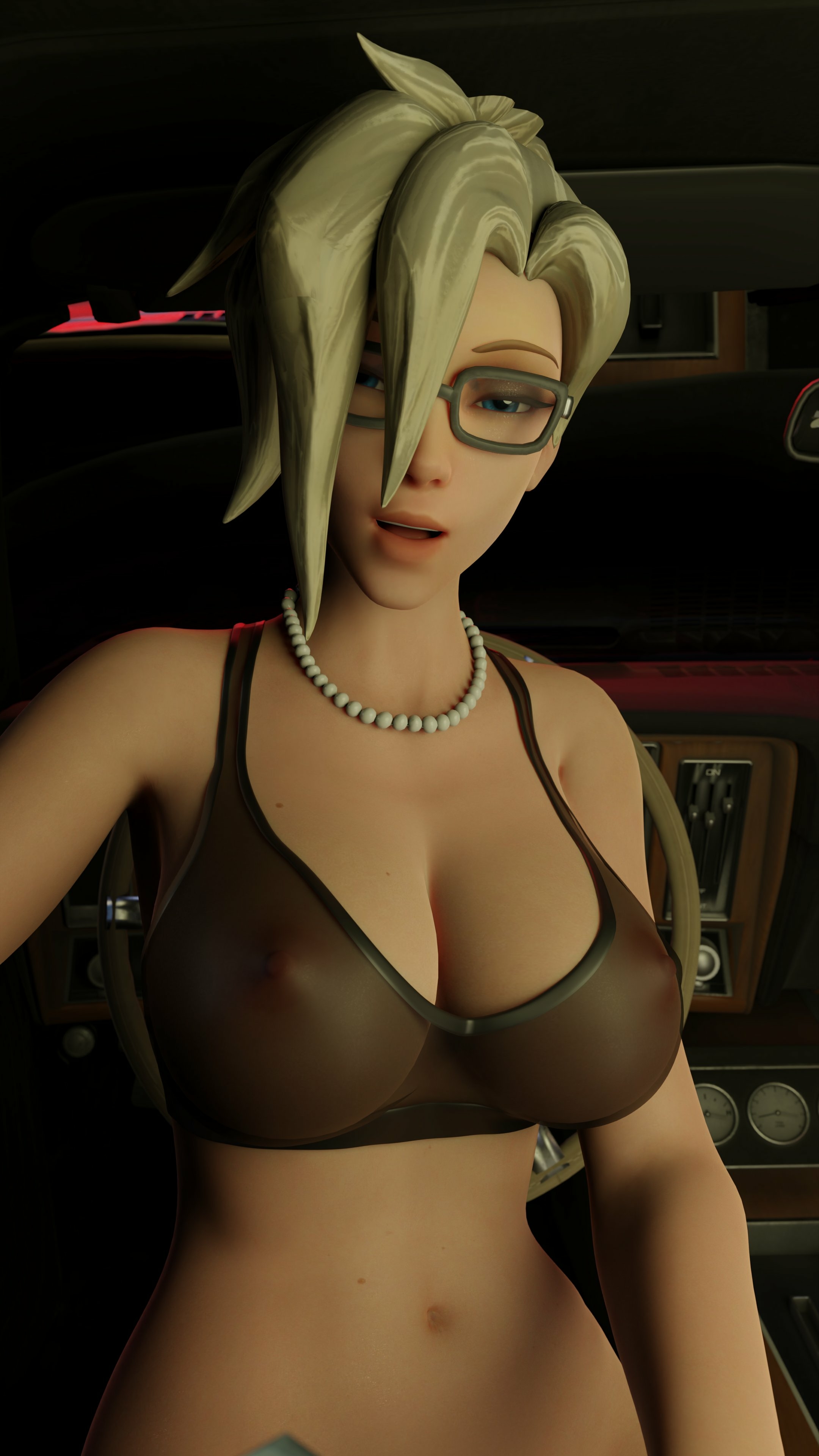 More  POV shot has a couple variations. Mercy Overwatch Nipples Lingerie Ass Big Ass Boobs Big boobs Tits Sexy Horny Face Horny 3d Porn 3