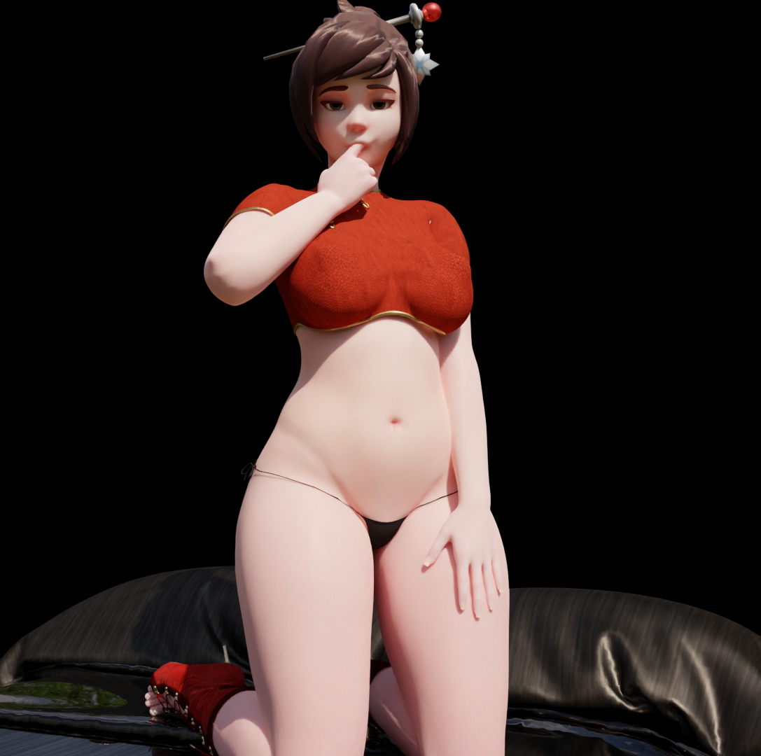 Hello❤️ Mei (Overwatch) Overwatch Pussy Shaved Pussy Nipples Boobs Big boobs Big Tits Ass Horny Face Horny Sexy 3d Porn 2