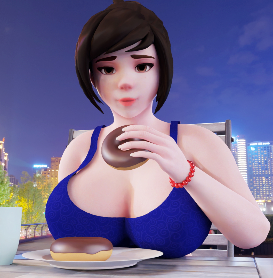 Date night 🌙 Mei (Overwatch) Overwatch Nipples Boobs Big boobs Big Tits Ass Horny Face Horny Sexy 3d Porn
