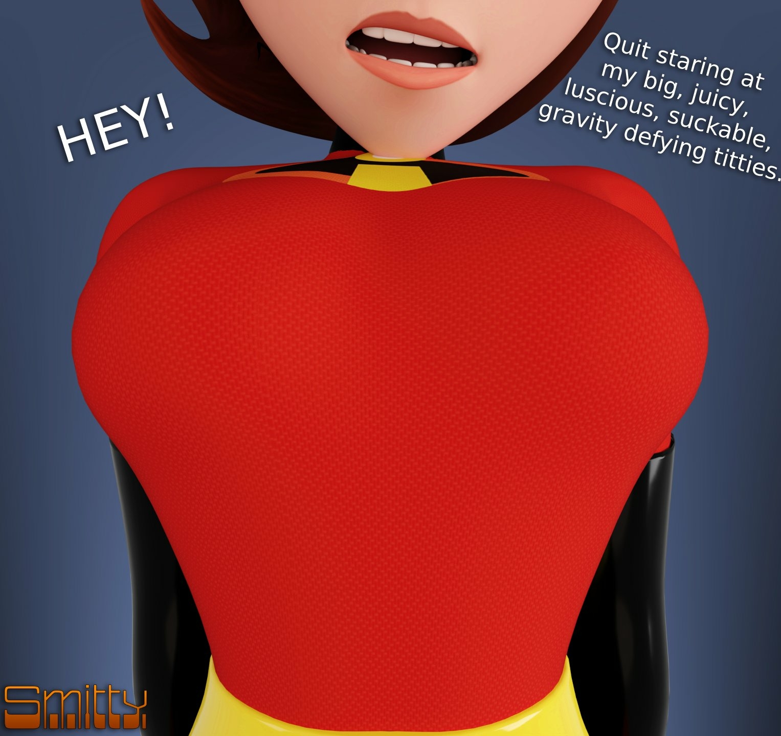 Watch those eyes young man. Elastigirl The Incredibles Boobs Big boobs Ass Big Ass Big Tits Horny Face Horny Sexy 3d Porn