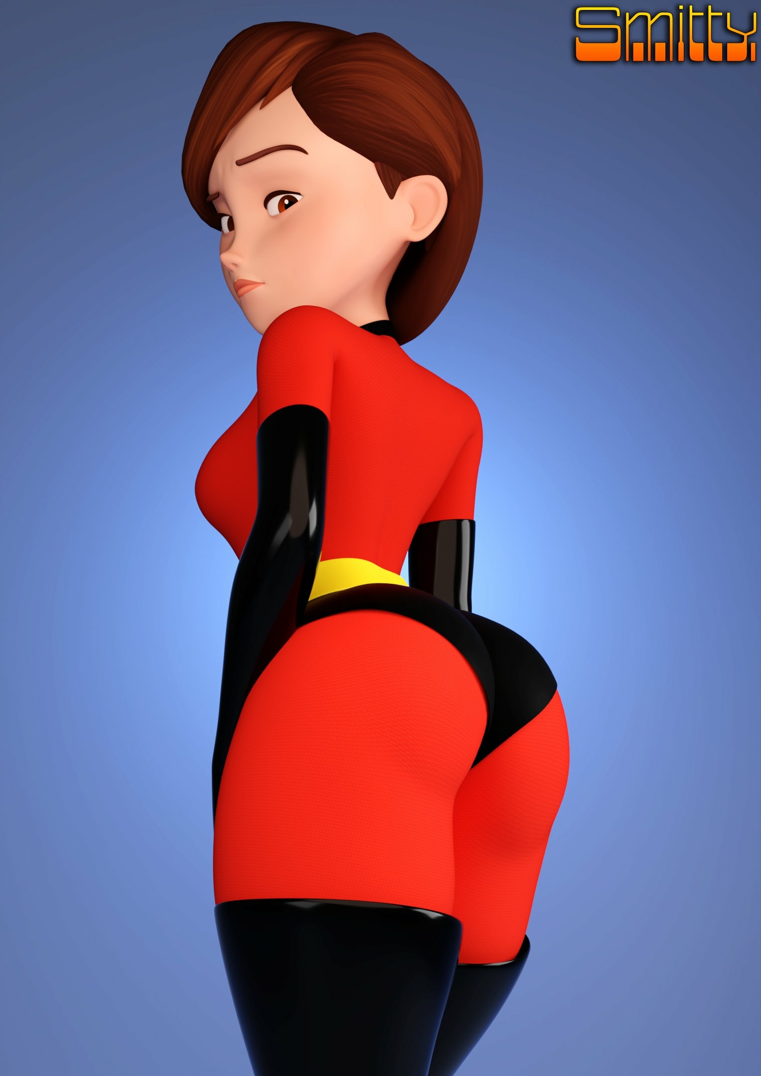 Stretchy/shapeshifting powers have there pros Elastigirl The Incredibles Boobs Big boobs Ass Big Ass Big Tits Horny Face Horny Sexy 3d Porn