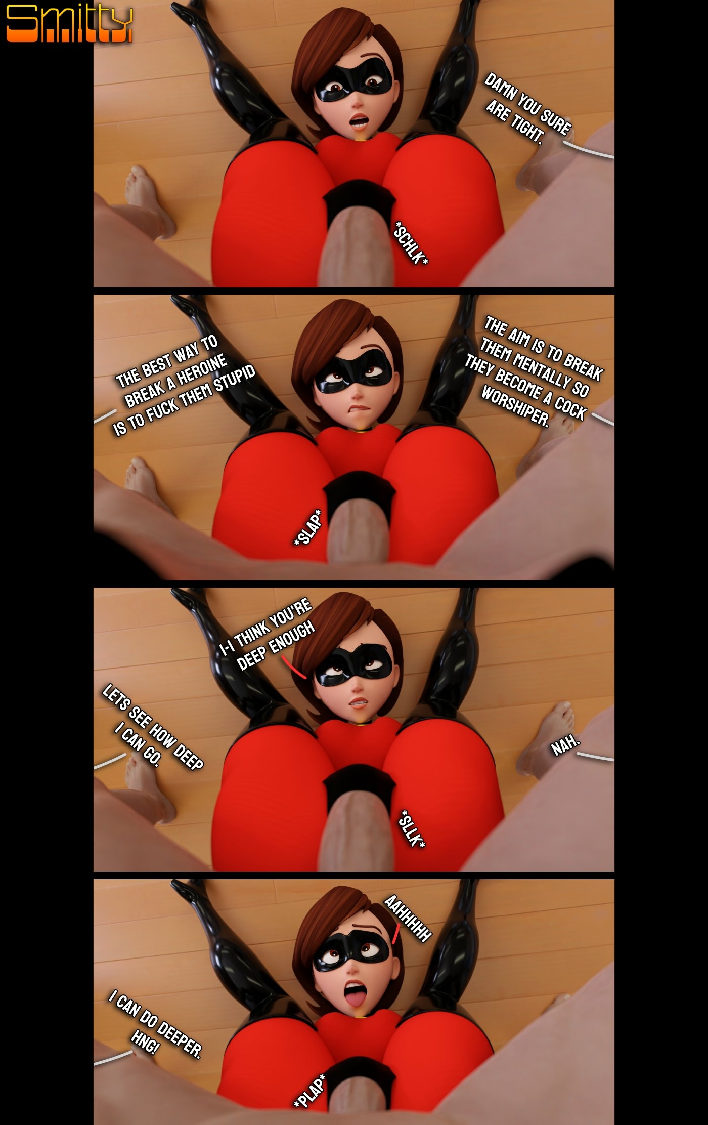 How to defeat a Heroine: With Elastigirl 6/15 Elastigirl The Incredibles Big Dick Dick Vaginal Vaginal Penetration Vaginal Sex Boobs Big boobs Ass Big Ass Big Tits Horny Face Horny Sexy 3d Porn