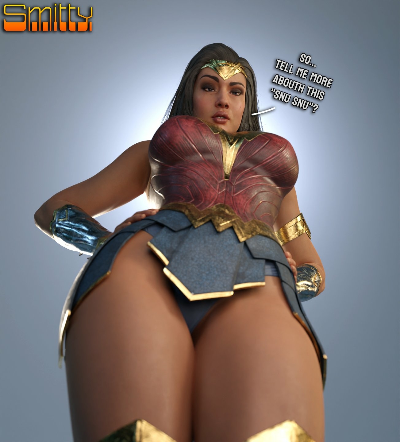 POV: you made a snu snu joke in front of Wonder Woman. Wonder Woman Wonder Woman Series Cake Boobs Big boobs Ass Big Ass Big Tits Horny Face Horny Sexy 3d Porn