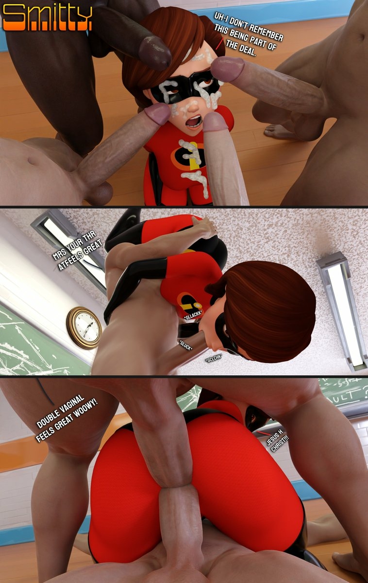 How to defeat a Heroine: With Elastigirl 14/15 Elastigirl The Incredibles Big Dick Dick Oral Sex Oral Vaginal Vaginal Penetration Anal Cake Boobs Big boobs Ass Big Ass Big Tits Horny Face Horny Sexy 3d Porn