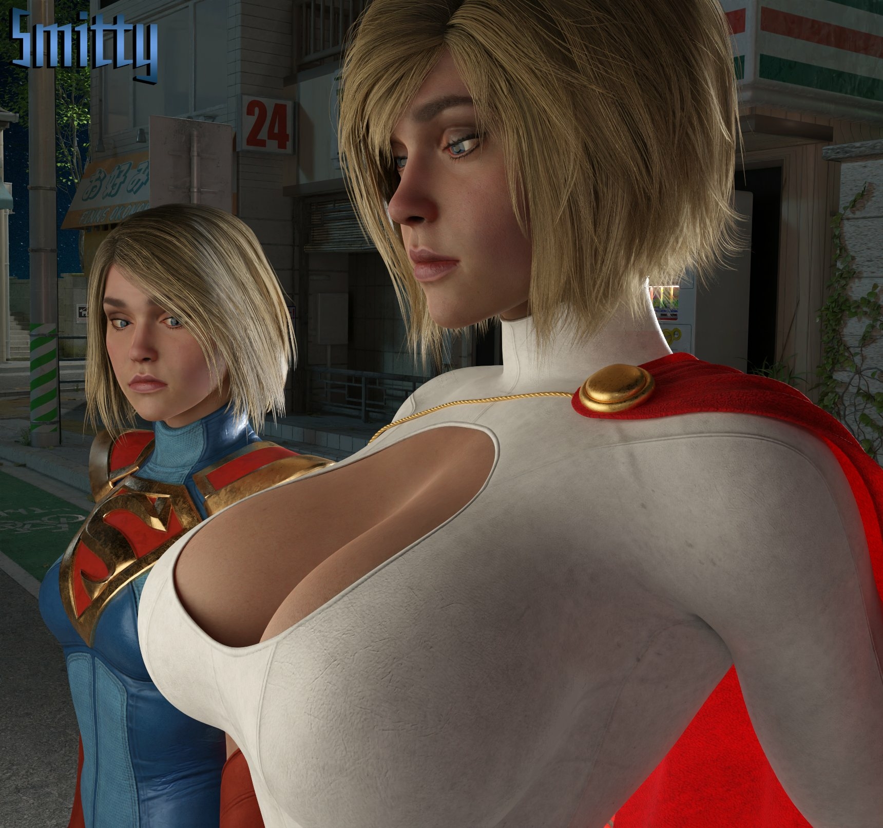 Envy. Power Girl Supergirl Supergirl Series Ass Cake Boobs Big boobs Big Ass Big Tits Horny Face Horny Sexy 3d Porn