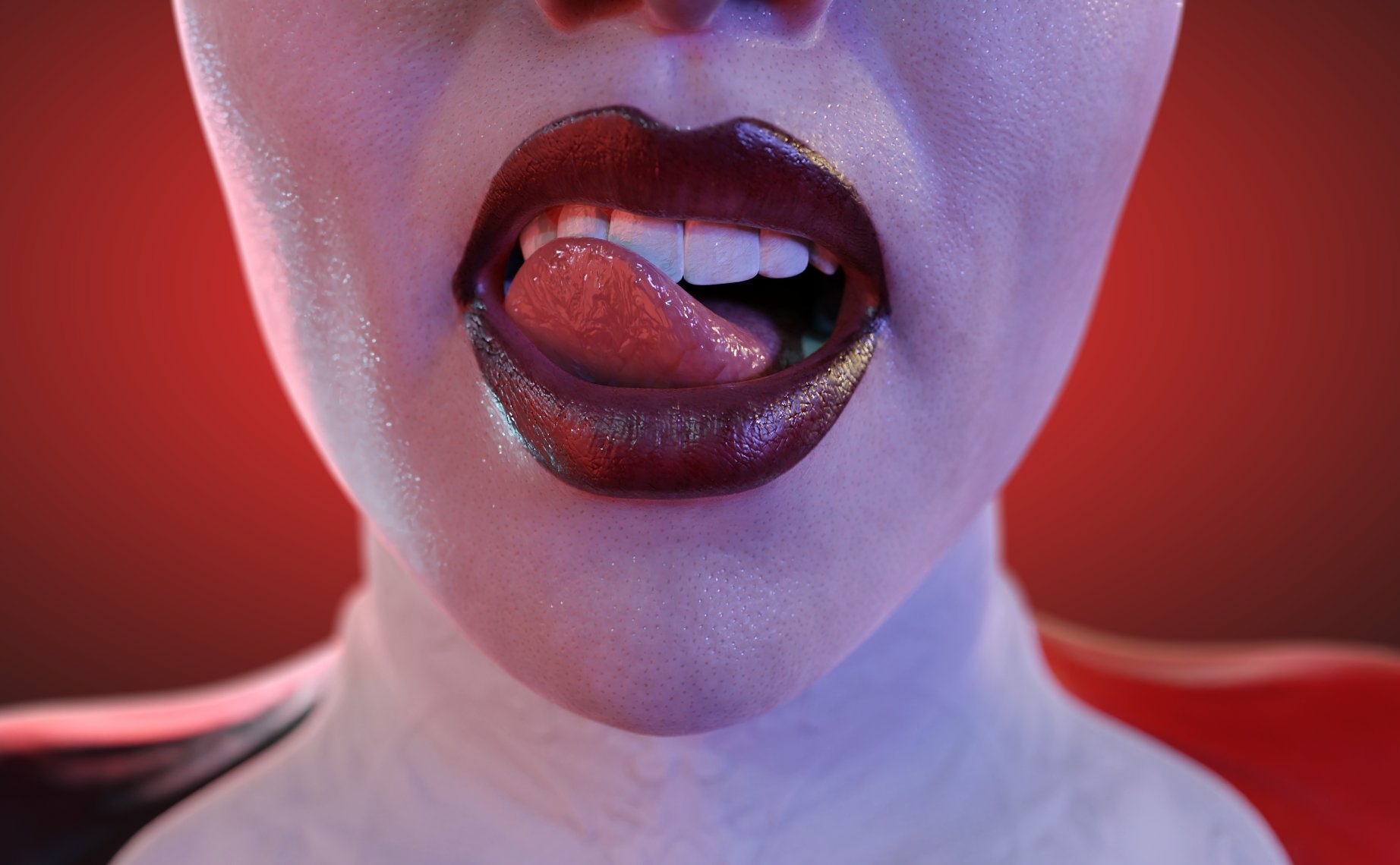 Friendly reminder that  Clown lips Harley Quinn Suicide Squad Horny Face Horny Sexy 3d Porn