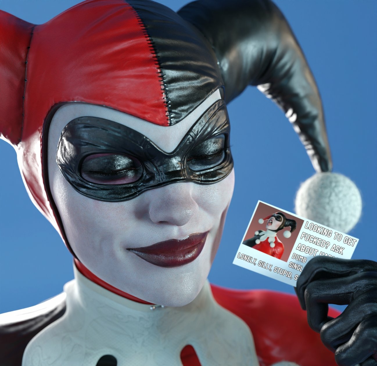 Harley s business card. Harley Quinn Suicide Squad Horny Face Horny Sexy 3d Porn