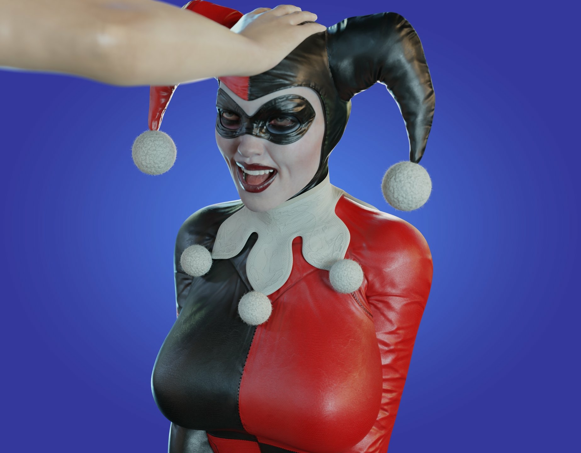 Remember to pet your clown girls. Harley Quinn Suicide Squad Cake Boobs Big boobs Big Tits Horny Face Horny Sexy 3d Porn