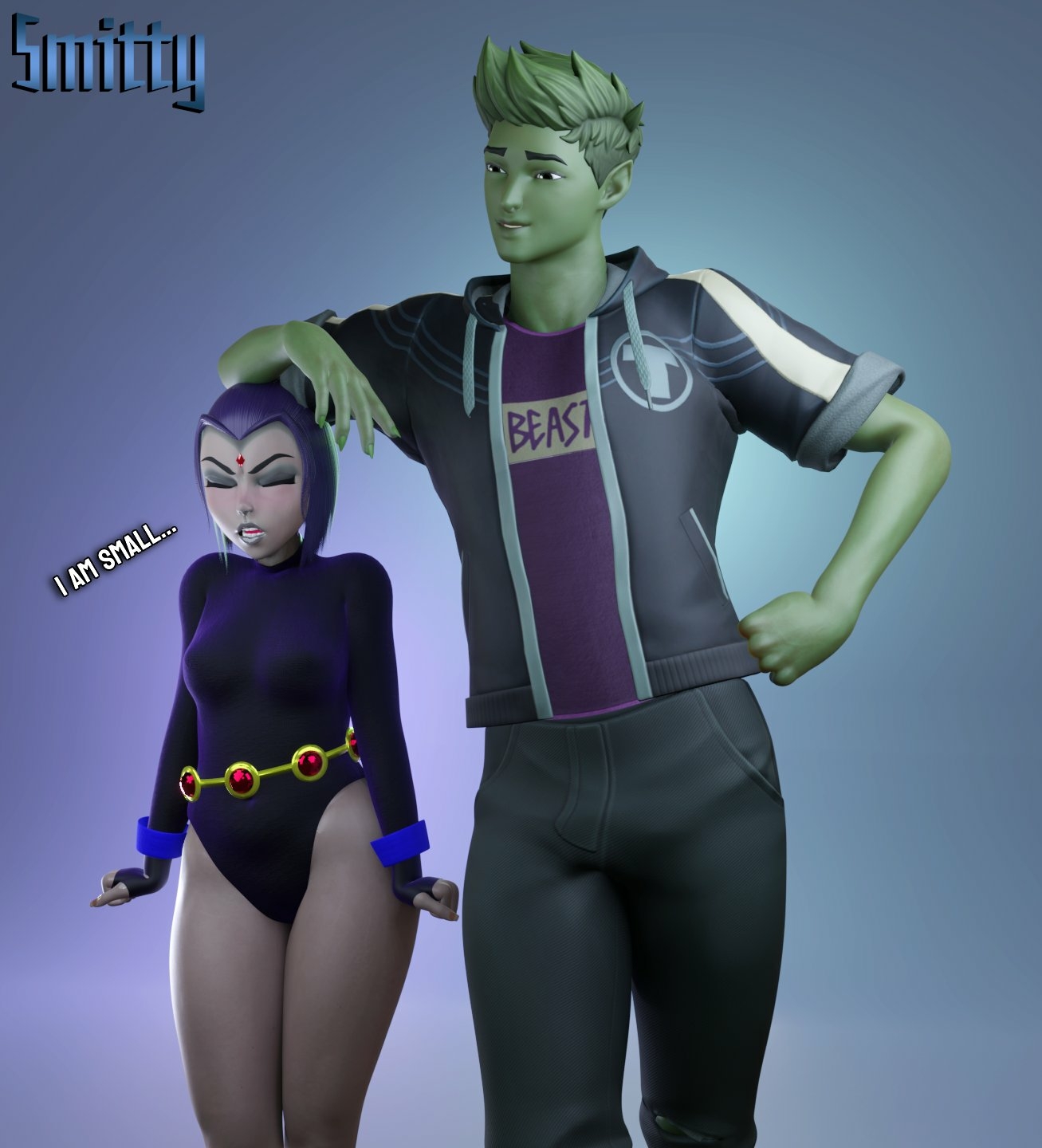 She is smol🤏 Raven (teen Titans) Teen Titans Lingerie Ass Cake Boobs Big boobs Big Ass Big Tits Horny Face Horny Sexy 3d Porn 3