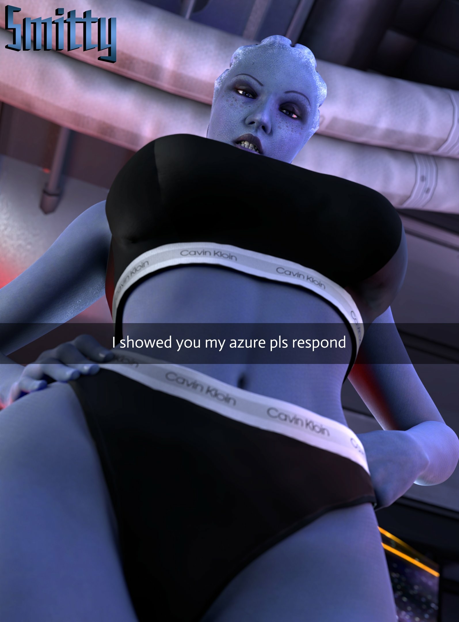 She doesn t like being ghosted. Liara Mass Effect Lingerie Ass Cake Boobs Big boobs Big Ass Big Tits Horny Face Horny Sexy 3d Porn