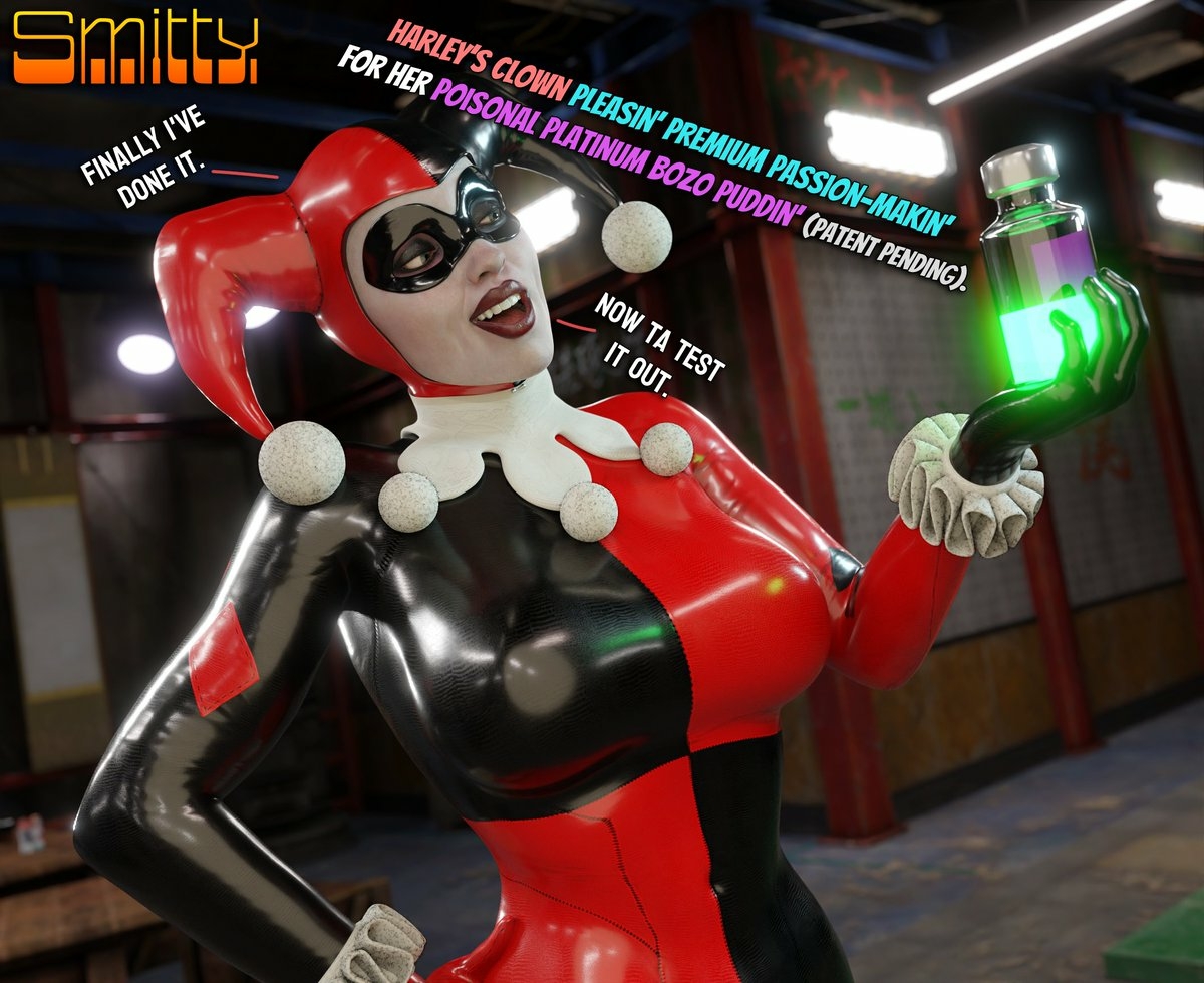 Harley makes her own Bozo Venom. Harley Quinn Suicide Squad Big Dick Dick Ass Cake Boobs Big boobs Big Ass Big Tits Horny Face Horny Sexy 3d Porn