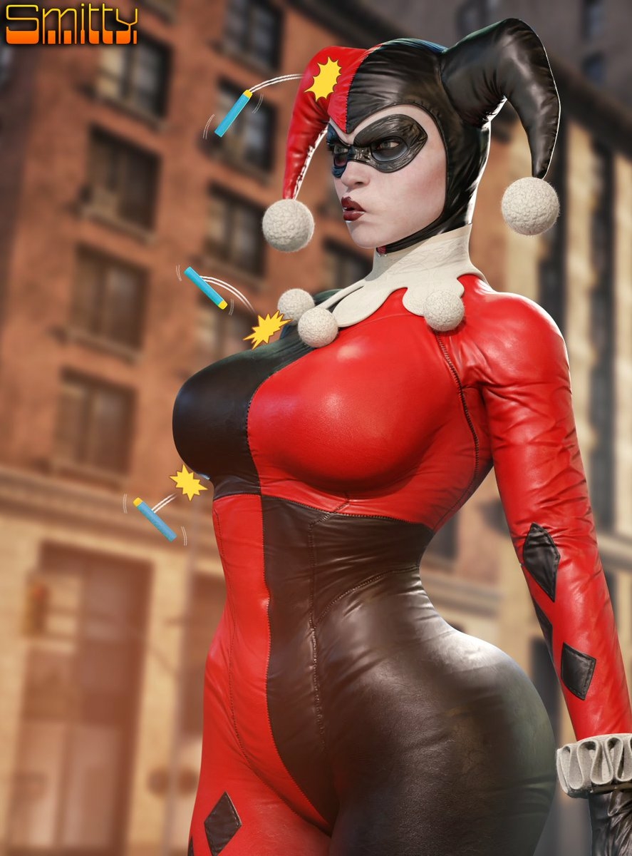 wholesome clown girl stuff. Harley Quinn Suicide Squad Ass Cake Boobs Big boobs Big Ass Big Tits Horny Face Horny Sexy 3d Porn