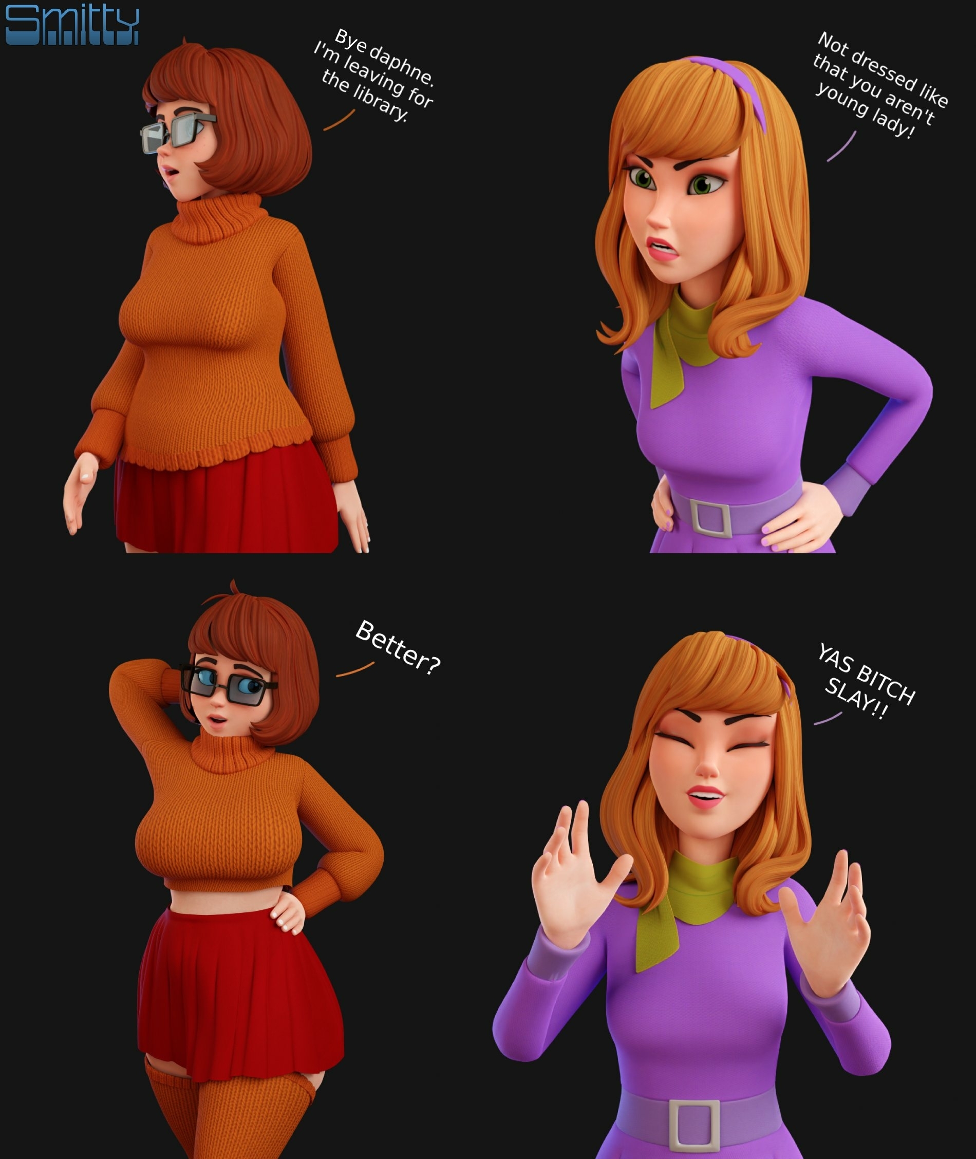 Old Velma meme Velma Scooby Doo (series) Ass Cake Boobs Big boobs Big Ass Big Tits Horny Face Horny Sexy 3d Porn