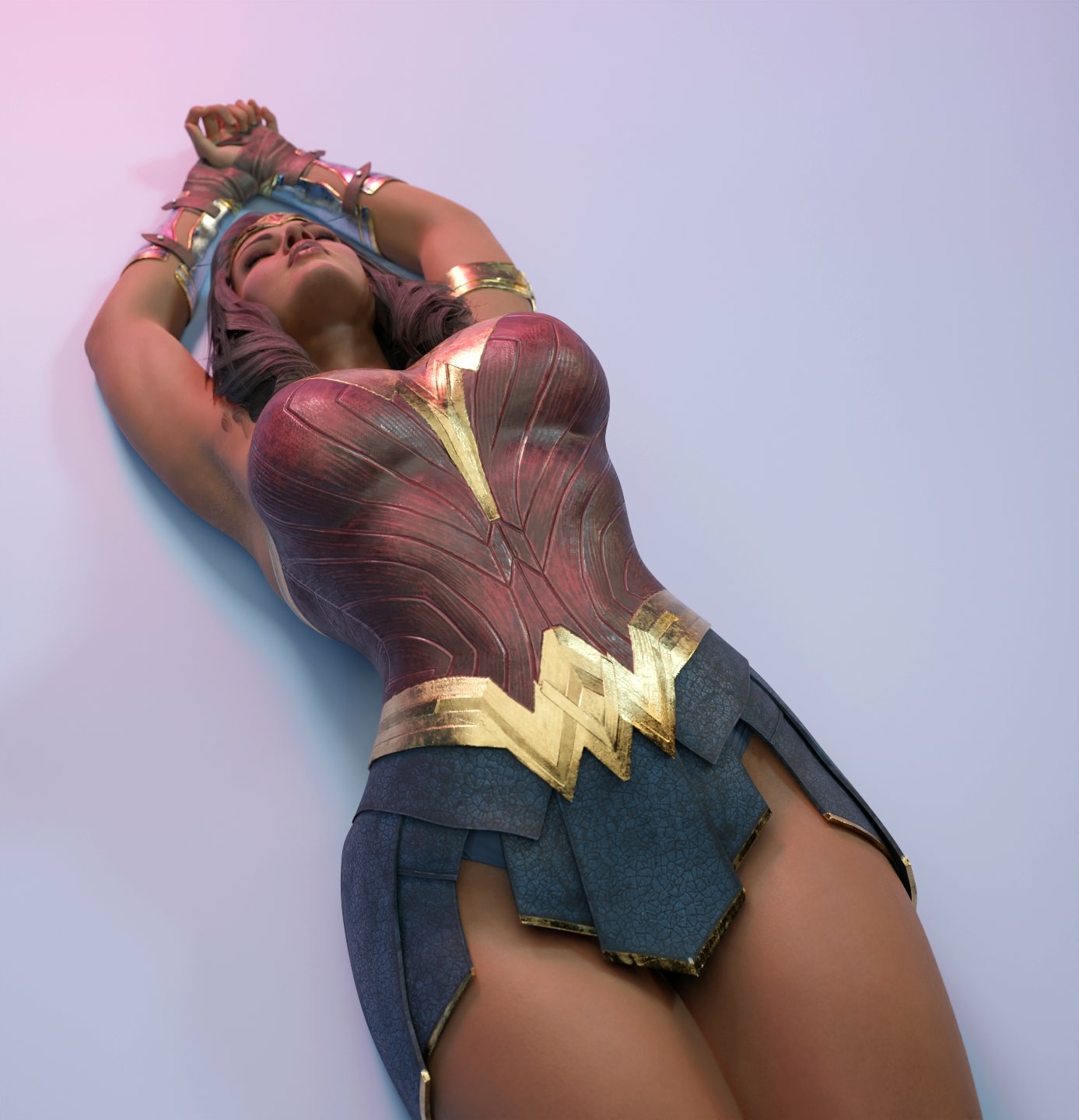 A wonderful stretch Wonder Woman Wonder Woman Series Ass Cake Boobs Big boobs Big Ass Big Tits Horny Face Horny Sexy 3d Porn