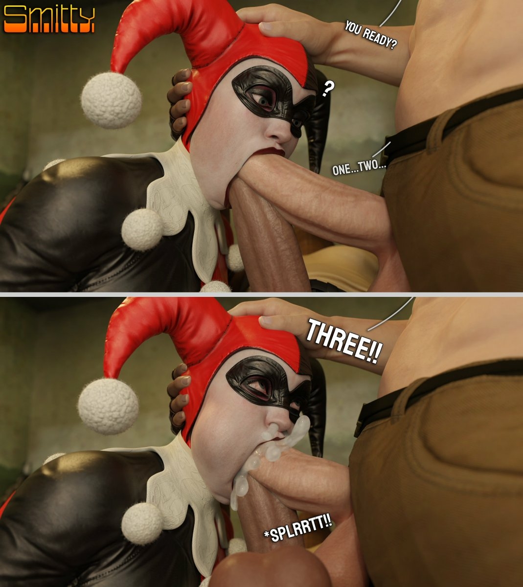 How Harley learned to stop worrying and love her Bozos 6/8 Harley Quinn Suicide Squad Oral Sex Oral Sucking Cock Cum Big Dick Dick Ass Cake Boobs Big boobs Big Ass Big Tits Horny Face Horny Sexy 3d Porn